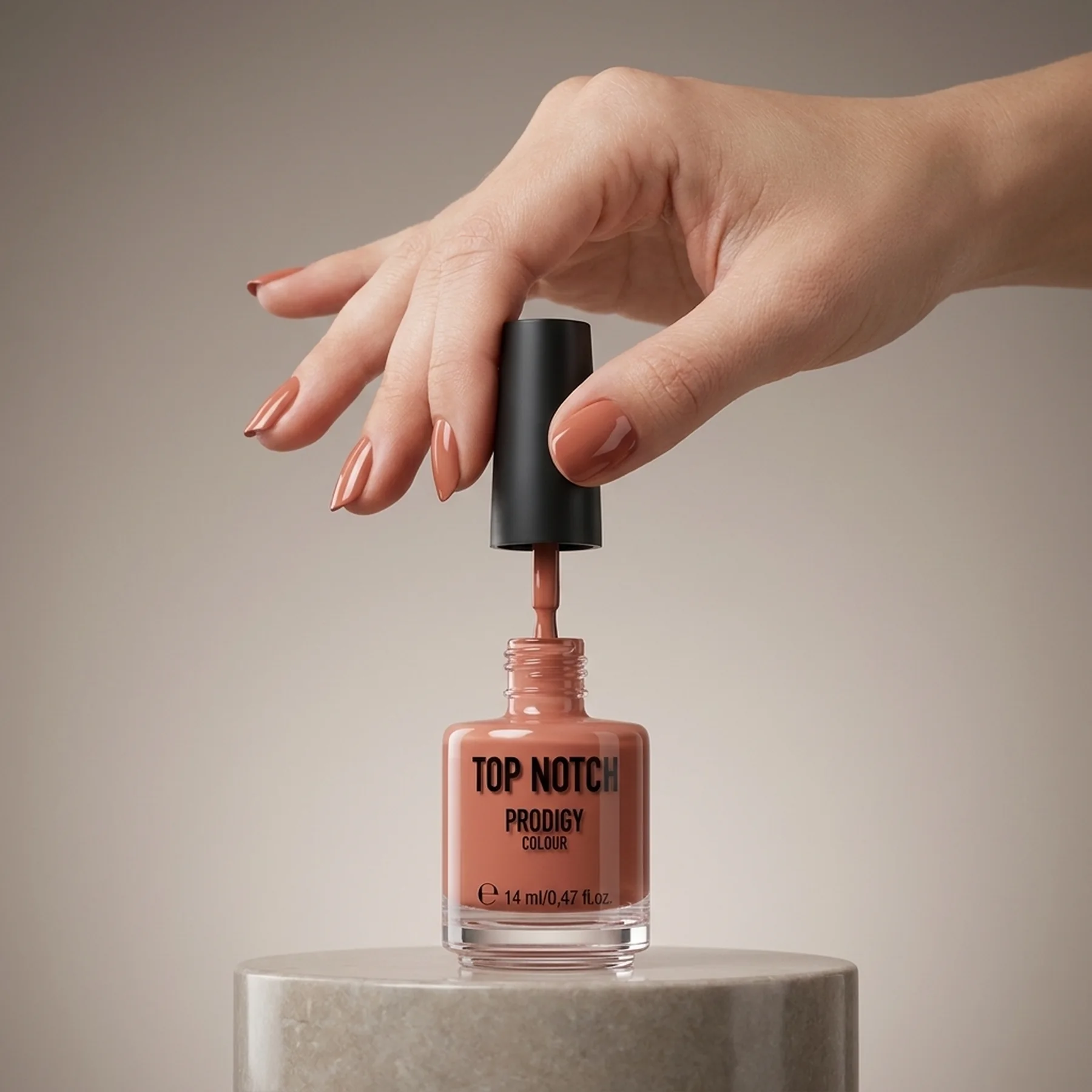 Лак для ногтей Top Notch Prodigy Colour 14 мл 203 Iced Coffee