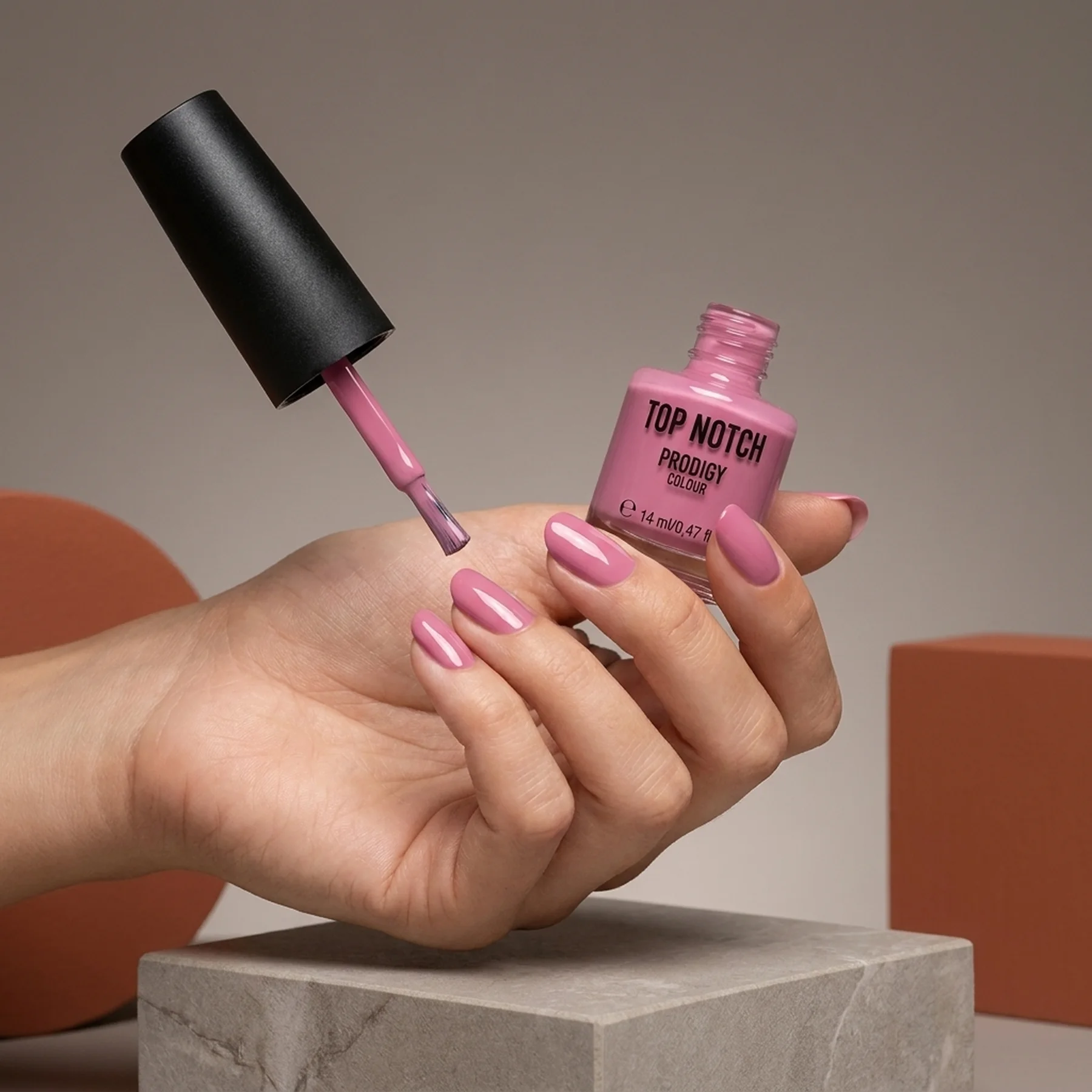 Лак для ногтей Top Notch Prodigy Colour 14 мл 221 Pinky