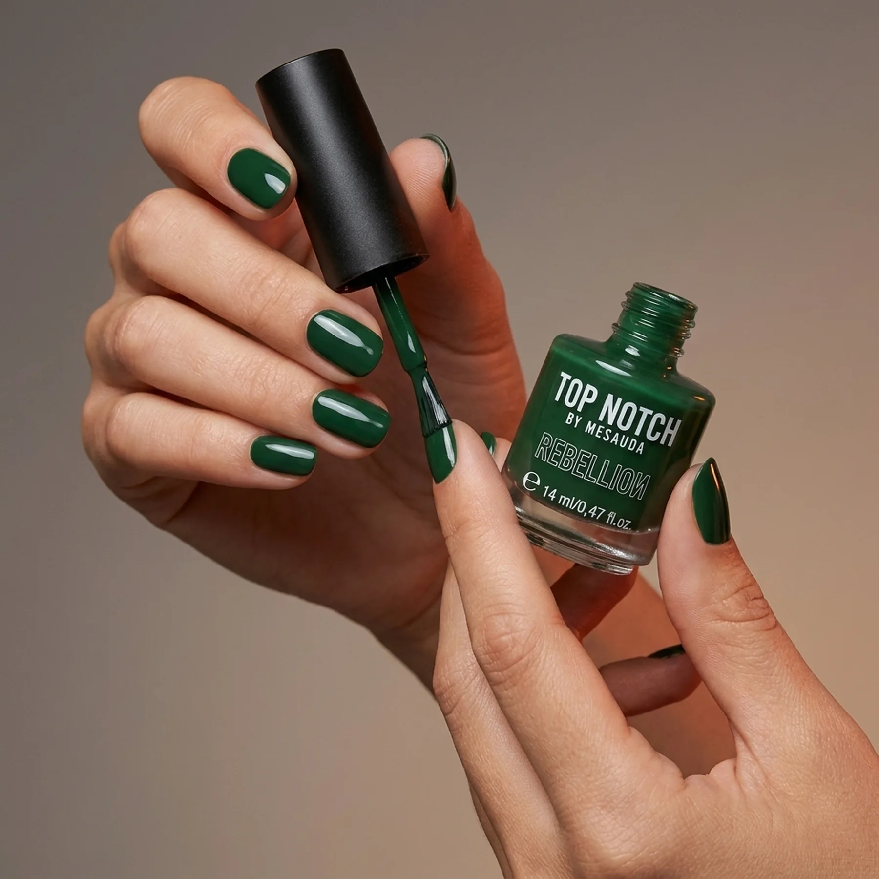 Лак для ногтей Top Notch Rebellion 14 мл 106 Dollar Green