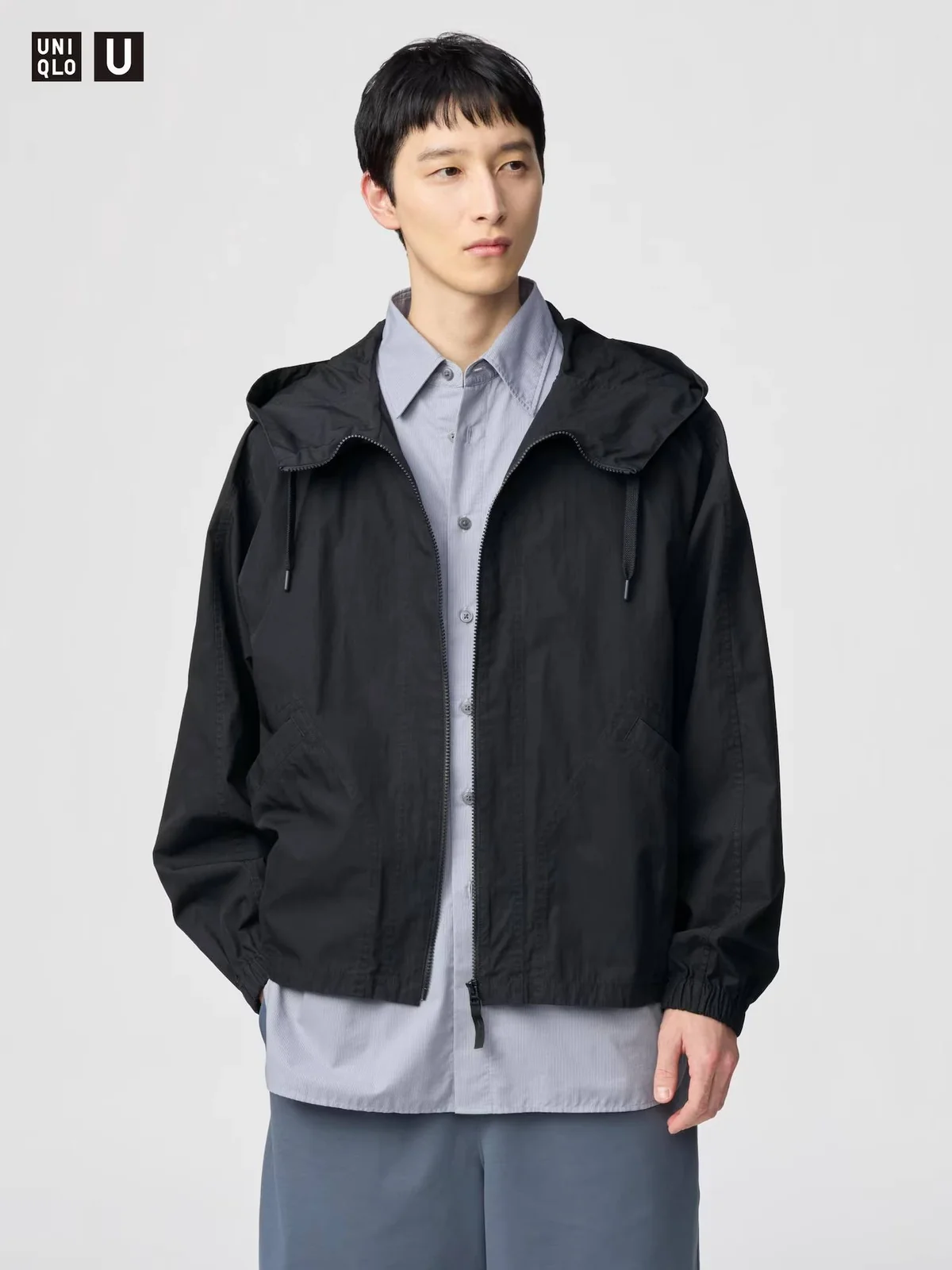 Легка куртка Uniqlo ветровка з капюшоном 1159839897