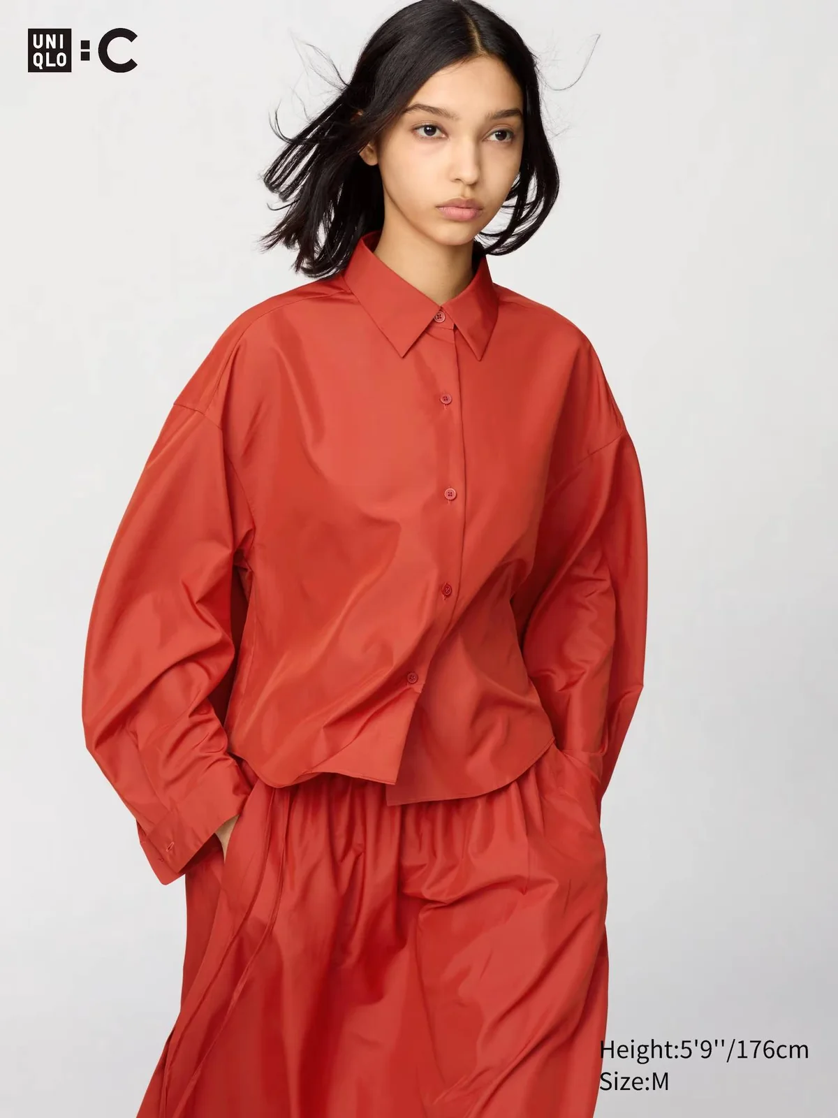 Легка сорочка UNIQLO на гудзиках 1159835427