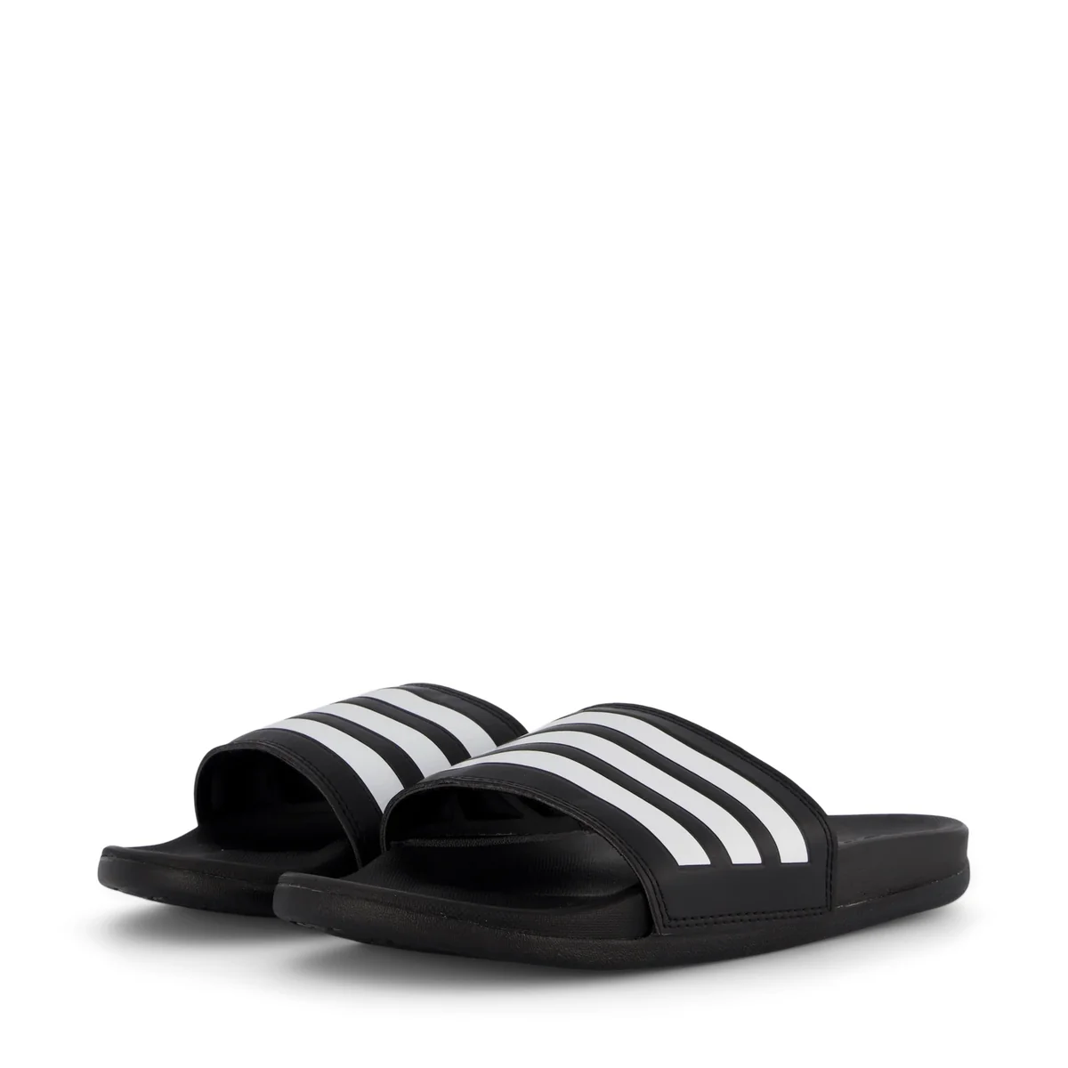 Легкі шльопанці Adilette Comfort Adidas з фірмовими смужками 42