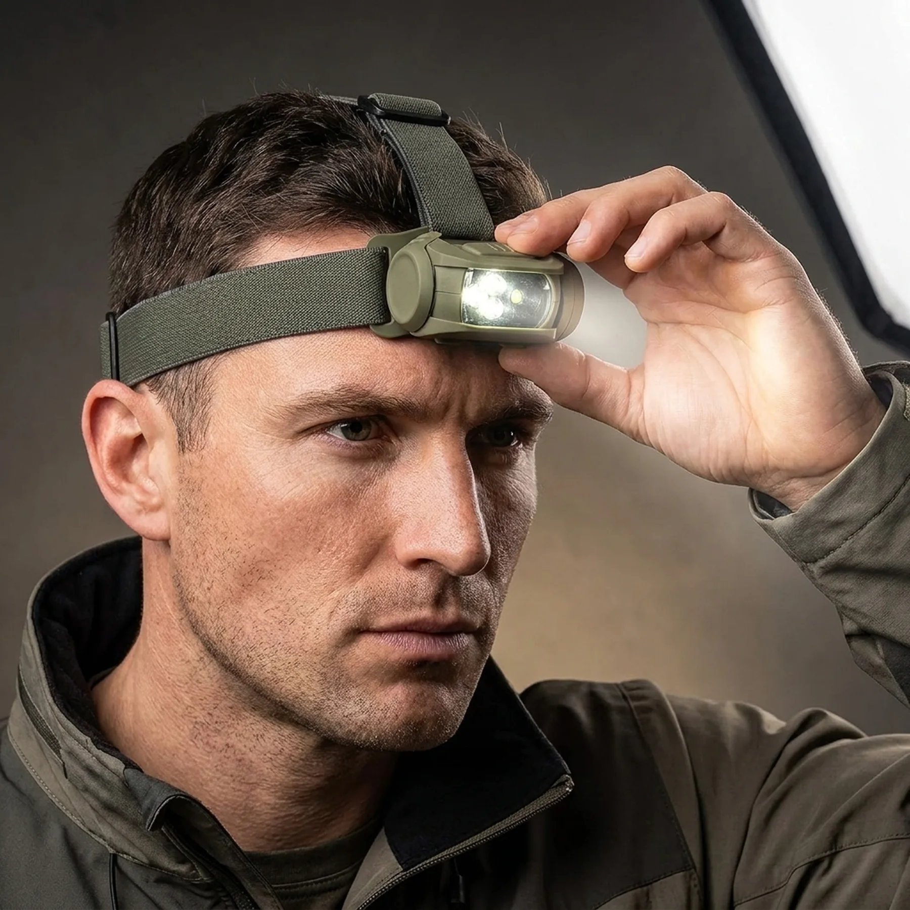 Ліхтарик налобний KOMBAT UK Predator Headlamp II
