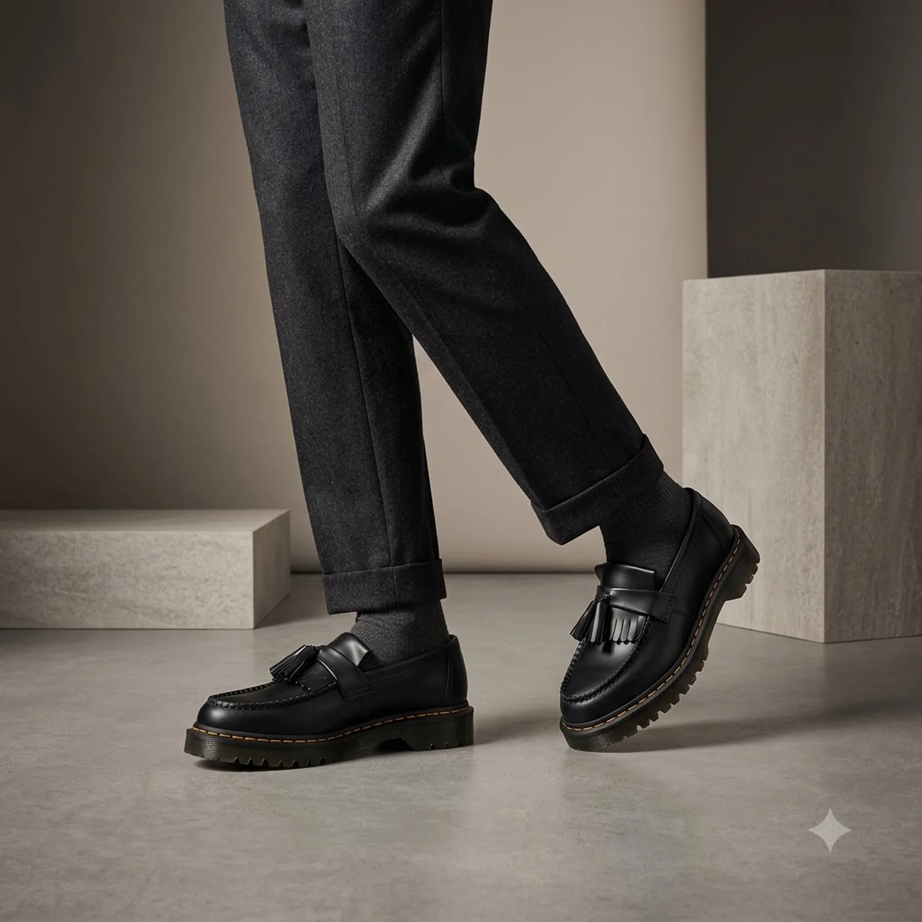 Лофери Dr. Martens Adrian Bex Smooth Leather Tassel Black