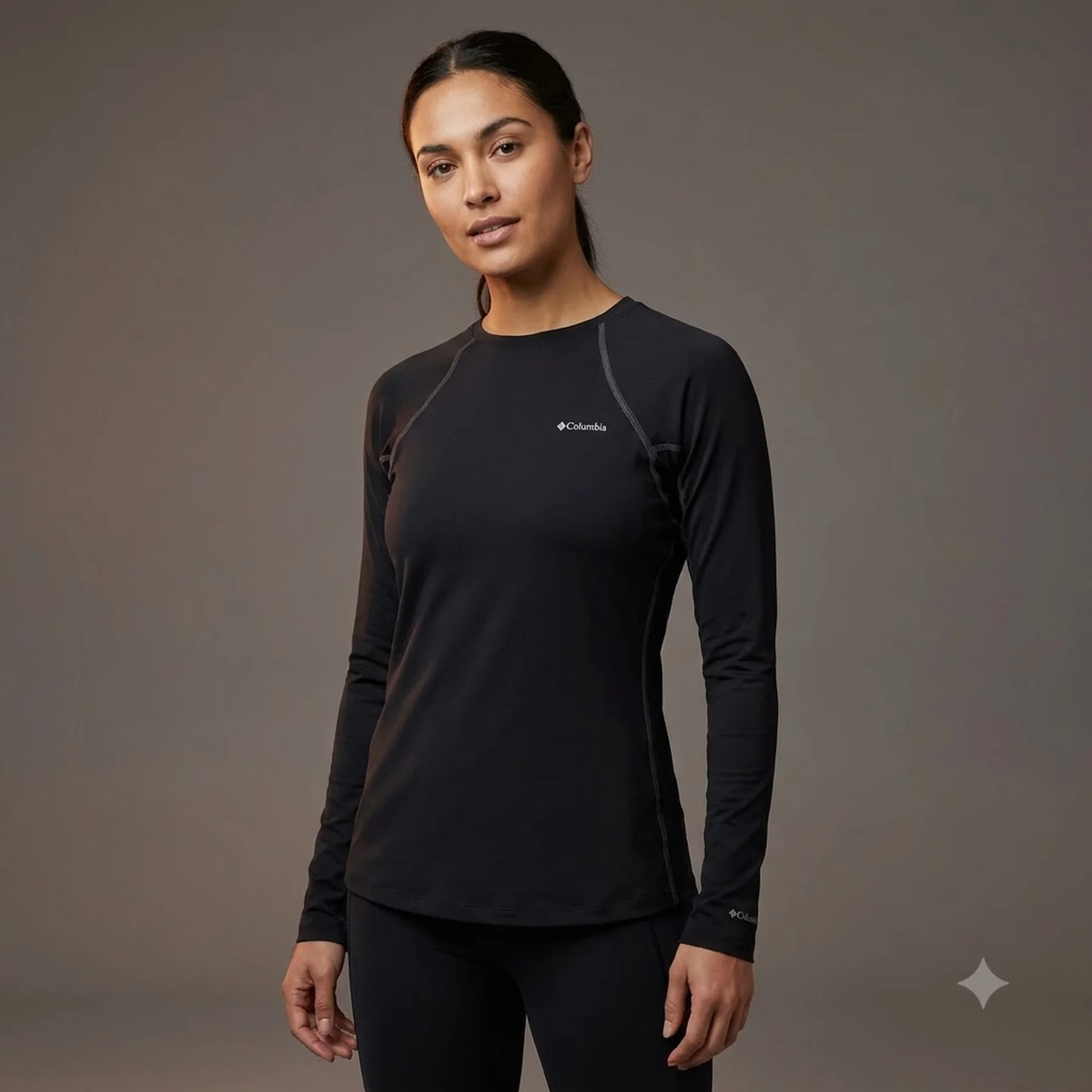 Лосіни жіночі Columbia Heavyweight Stretch Long Sleeve Top Black (1638991CLB-011)