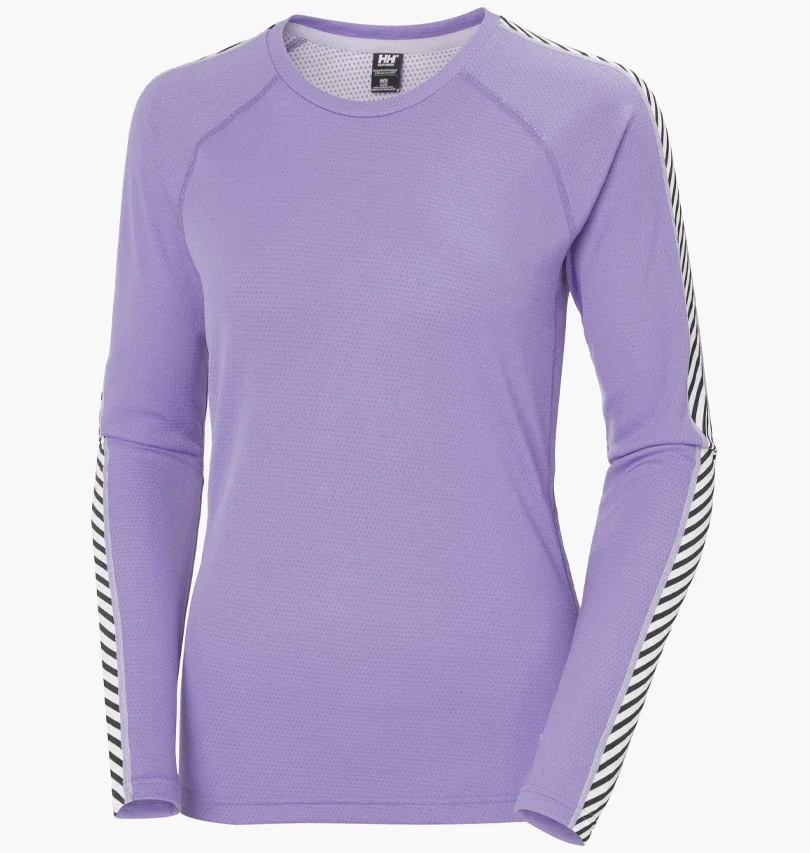 Лосіни жіночі Helly Hansen Lifa Active Stripe Crew Violet (49413-699)