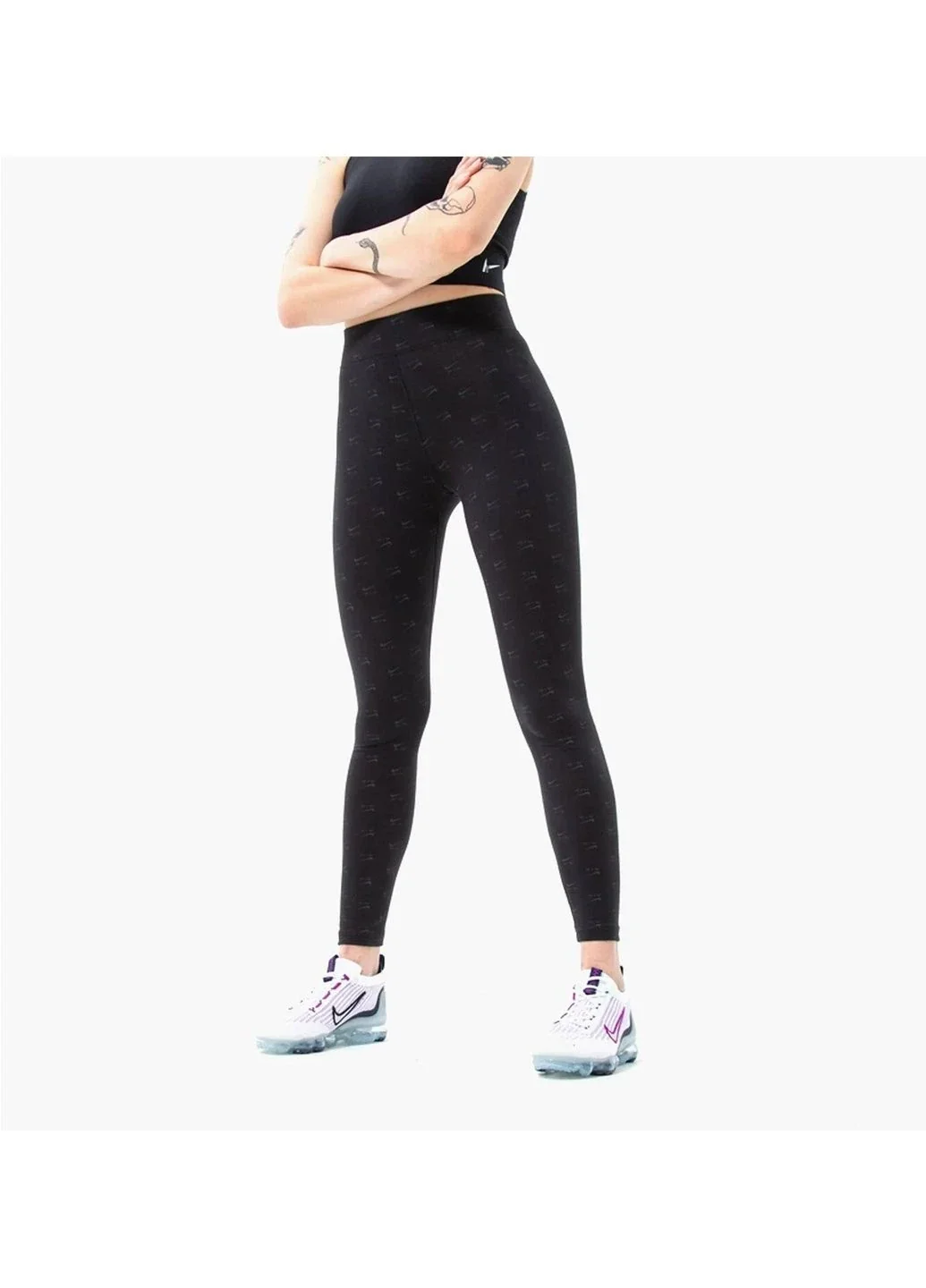 Лосіни жіночі Nike Air Aop Hr Tgt Blk Black (DQ6573-010)