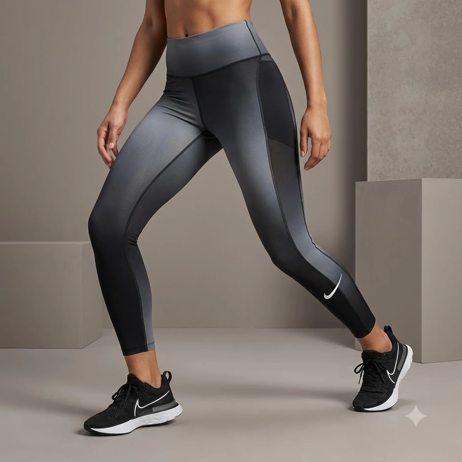 Лосіни жіночі Nike Df Fst Mr 7/8 Tght Snl Nv (DX0950-010)