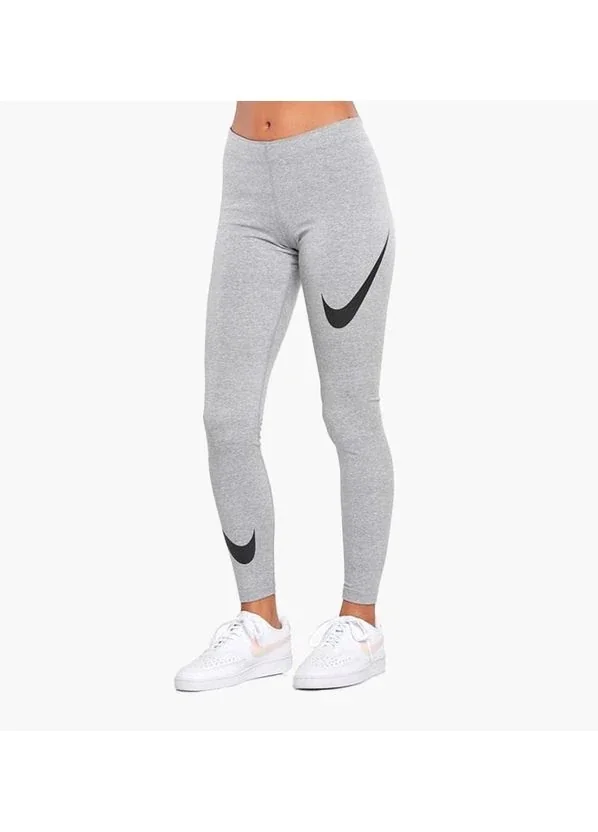 Лосіни жіночі Nike Leg-A-See Swoosh Grey (DB3896-063)