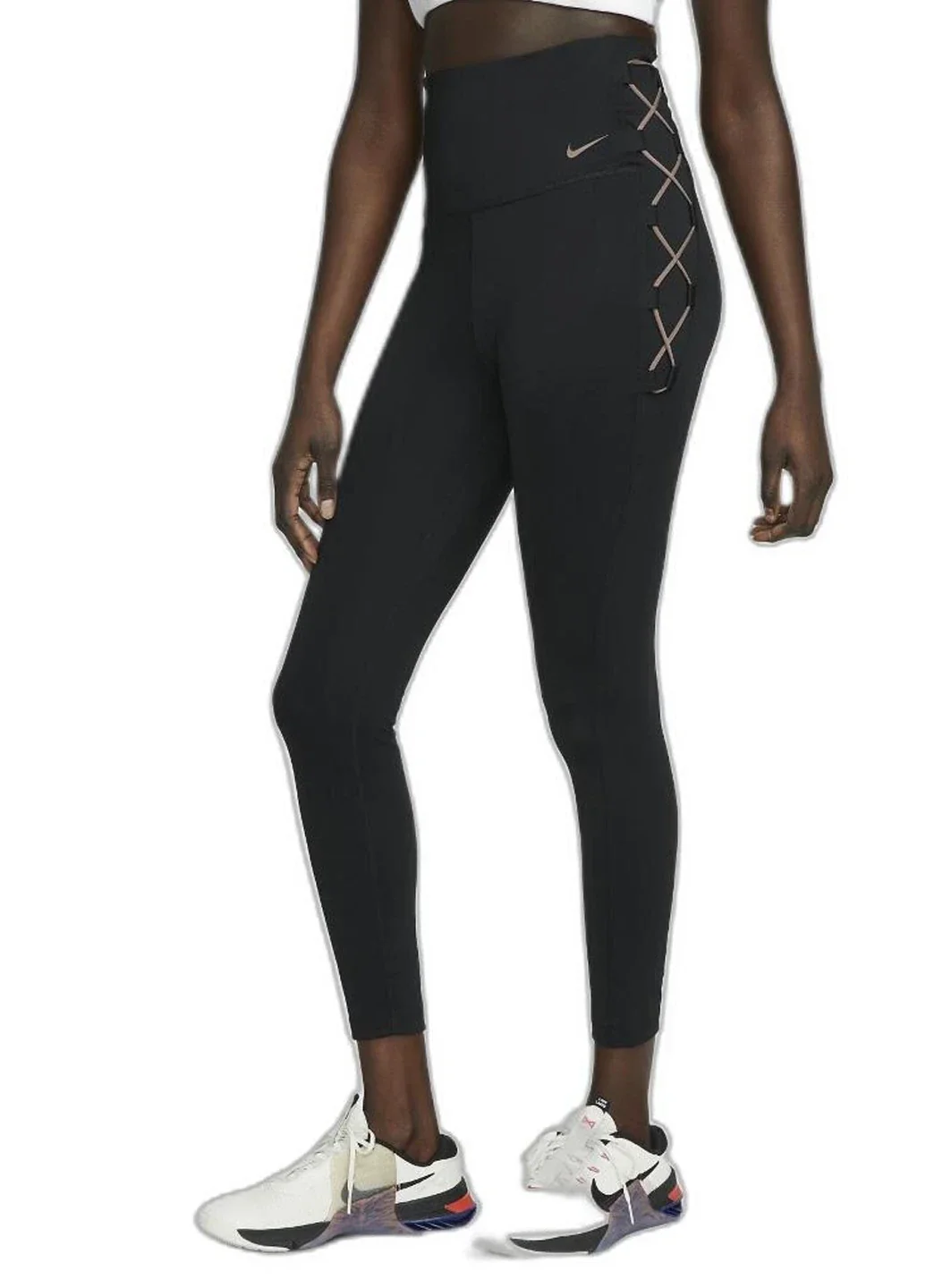 Лосіни жіночі Nike Leggings One Df Hr 7/8 Tight Nvlty (DX0006-010)