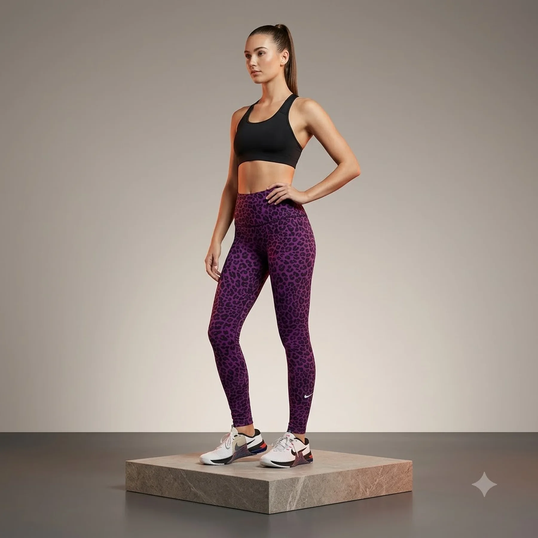 Лосіни жіночі Nike One Violet Dm7274-503 (DM7274-503)