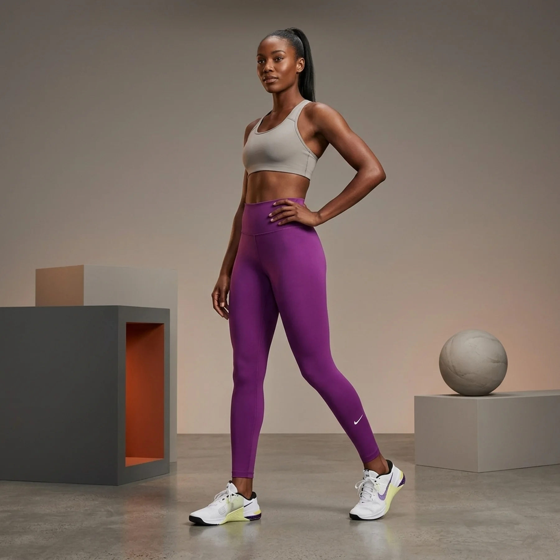 Лосіни жіночі Nike One Violet (DM7278-503)