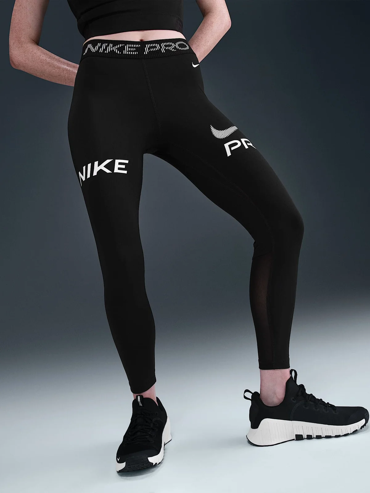 Лосіни жіночі Nike Pro 7/8 Black (HV2306-010)