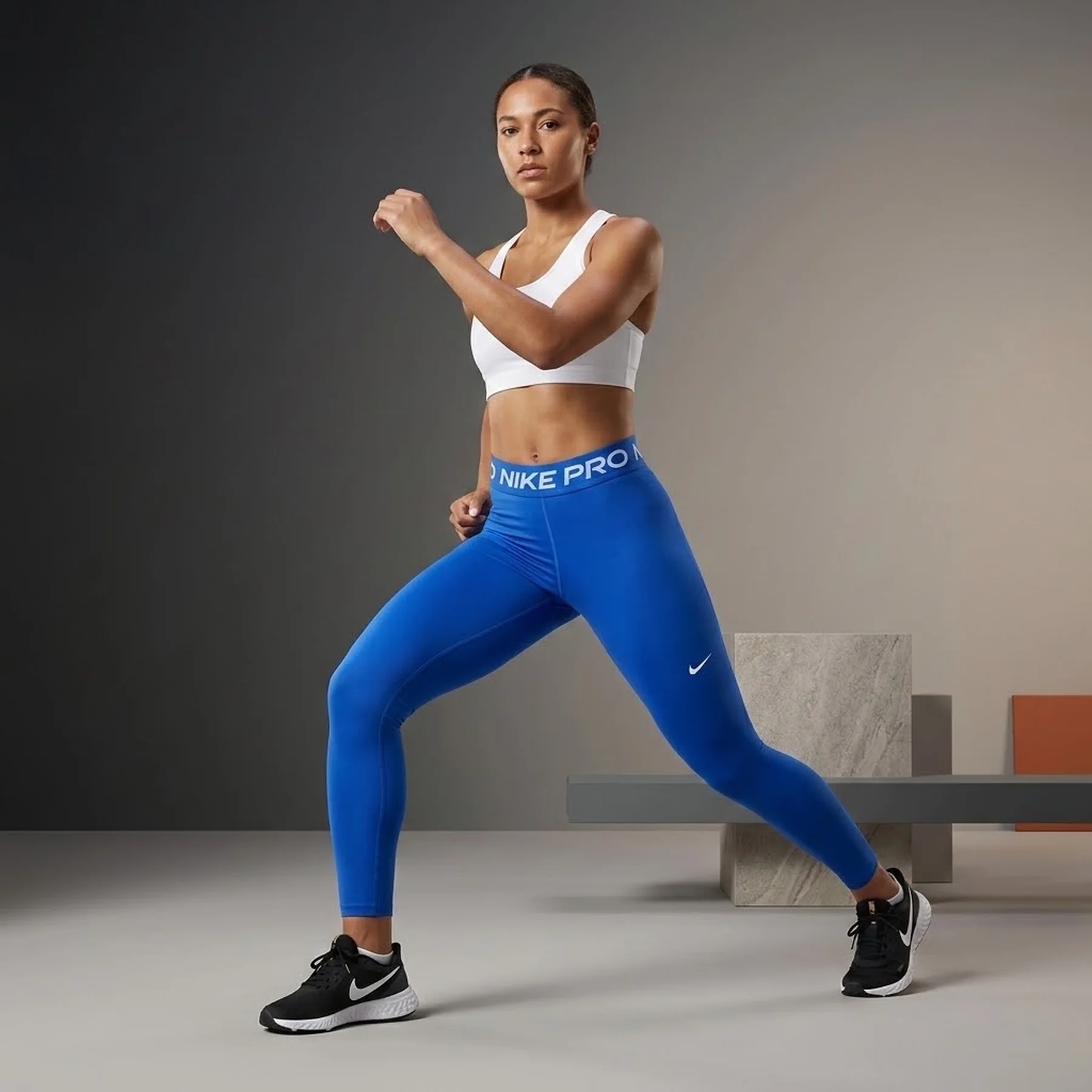 Лосіни жіночі Nike Pro Blue (AO9968-407)