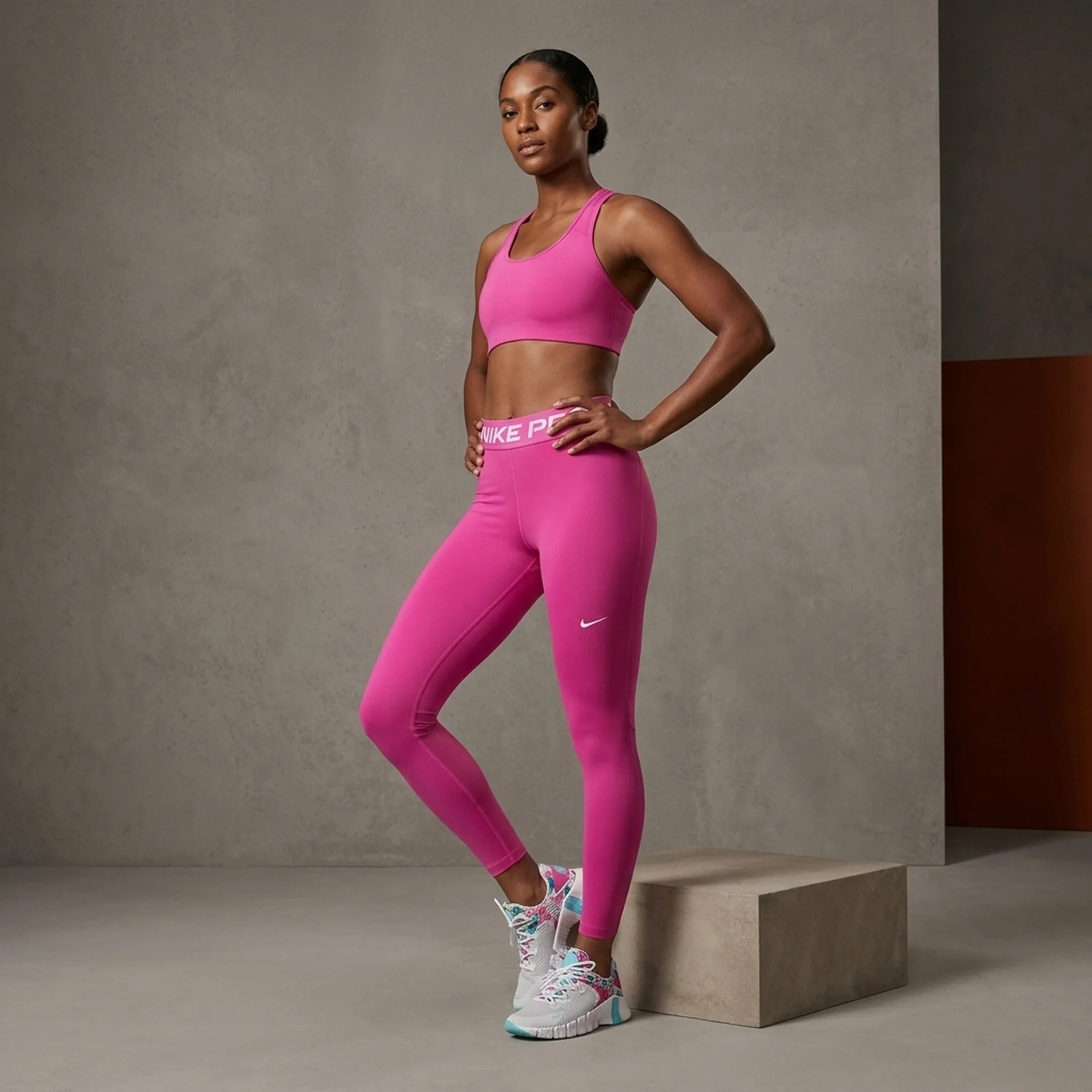 Лосіни жіночі Nike Pro Dri Fit Training Workout Gym (CZ9779-624)