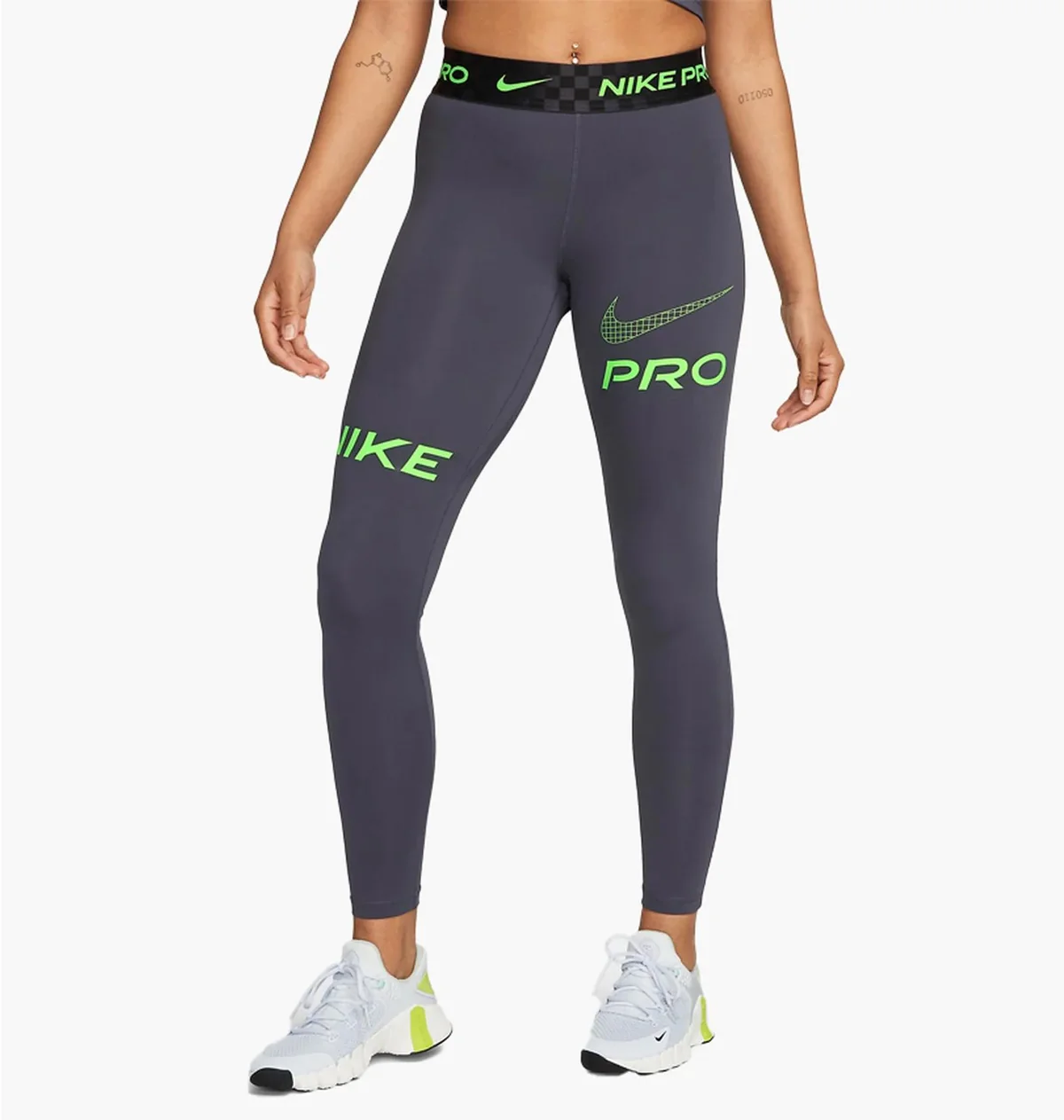 Лосіни жіночі Nike Pro Grey (DX0080-015)