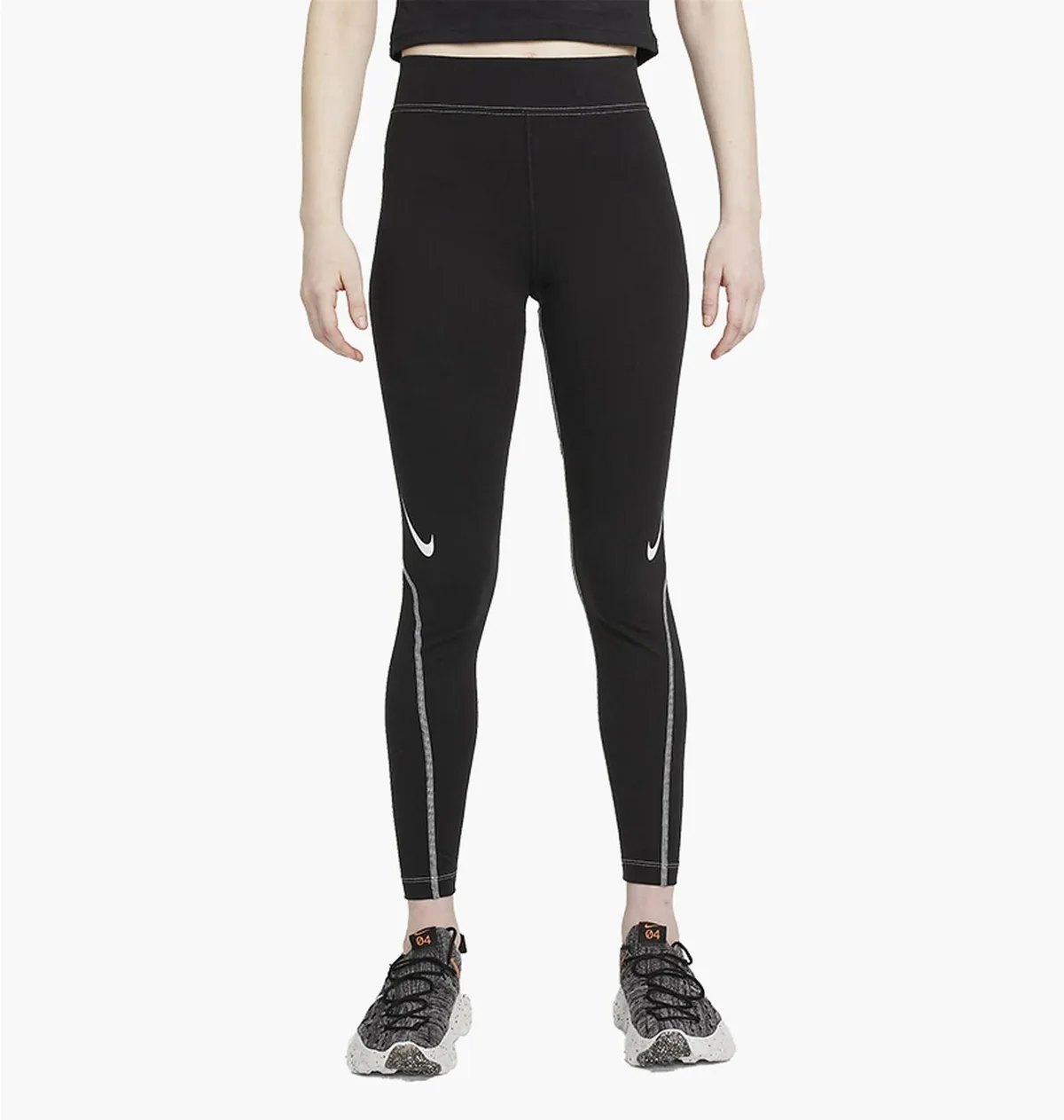 Лосіни жіночі Nike Sportswear Swoosh Black (DD5588-010)