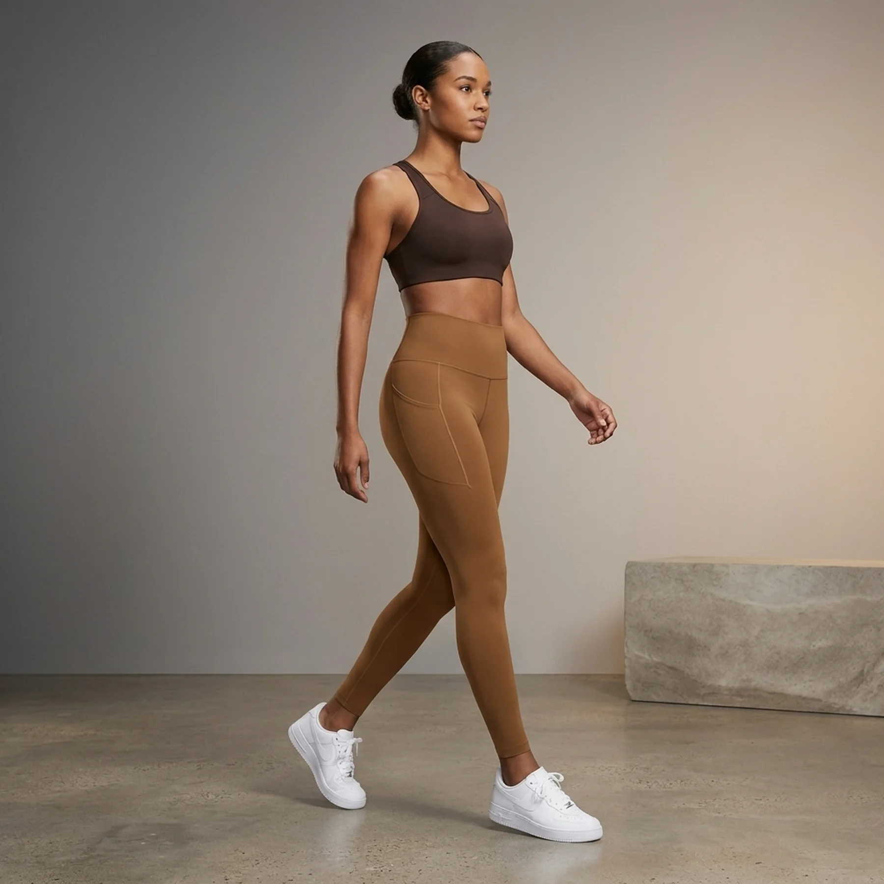 Лосіни жіночі Nike Universa Brown (DQ5996-281)