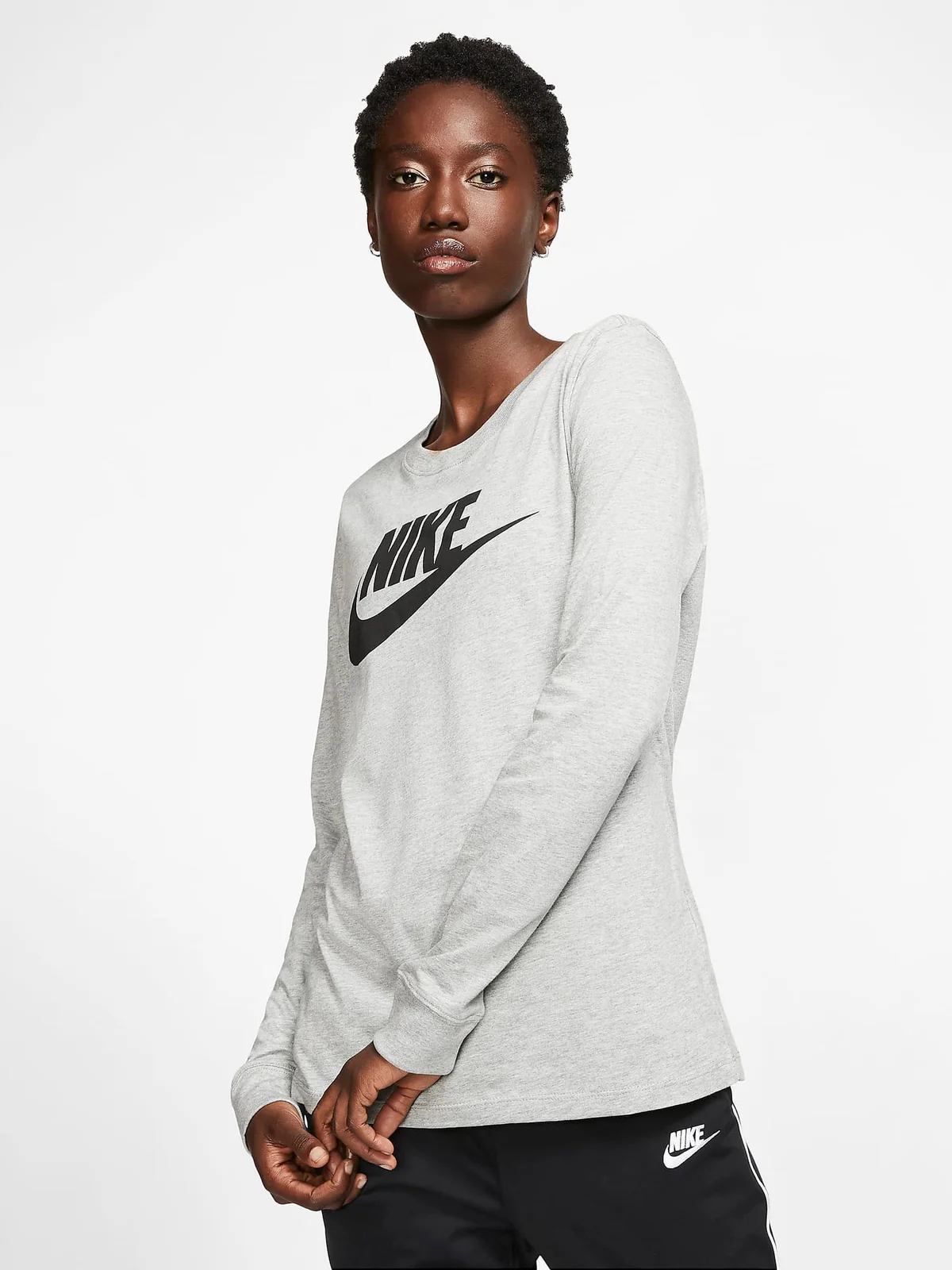 Лосіни жіночі Nike Womens Long-Sleeve T-Shirt Grey (BV6171-063)