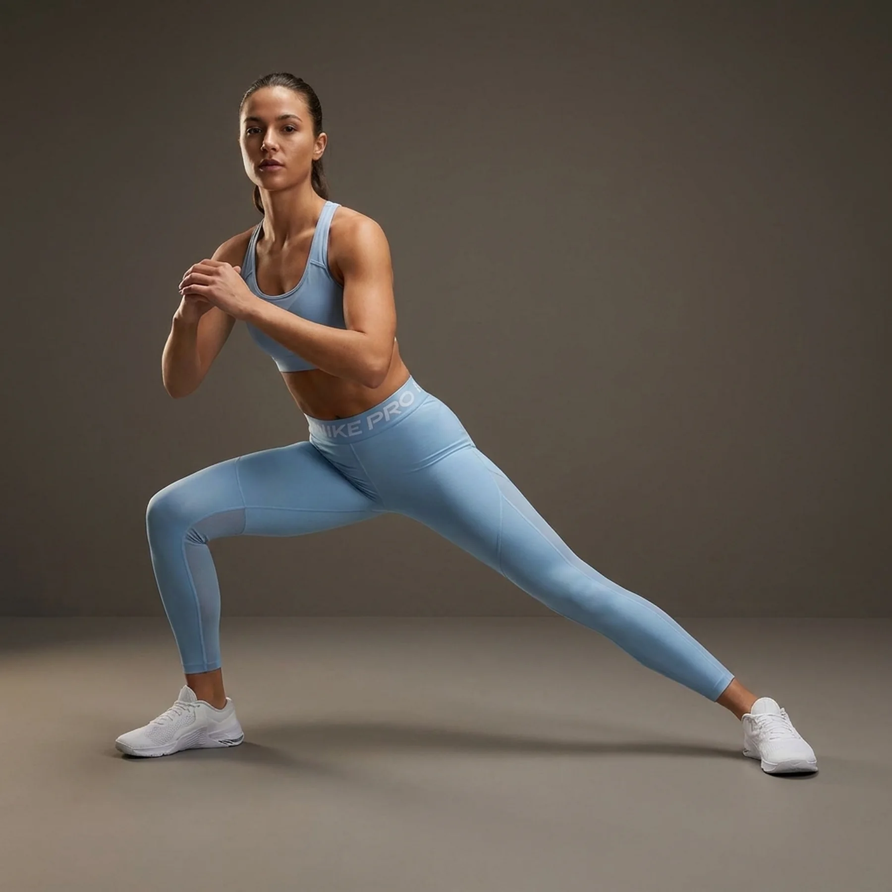Лосіни жіночі Nike Womens Mid-Rise Mesh-Panelled Leggings Blue (CZ9779-494)
