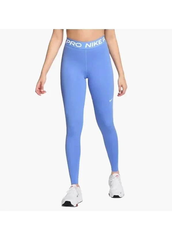 Лосіни жіночі Nike Womens Mid-Rise Mesh-Panelled Leggings Blue (CZ9779-494)