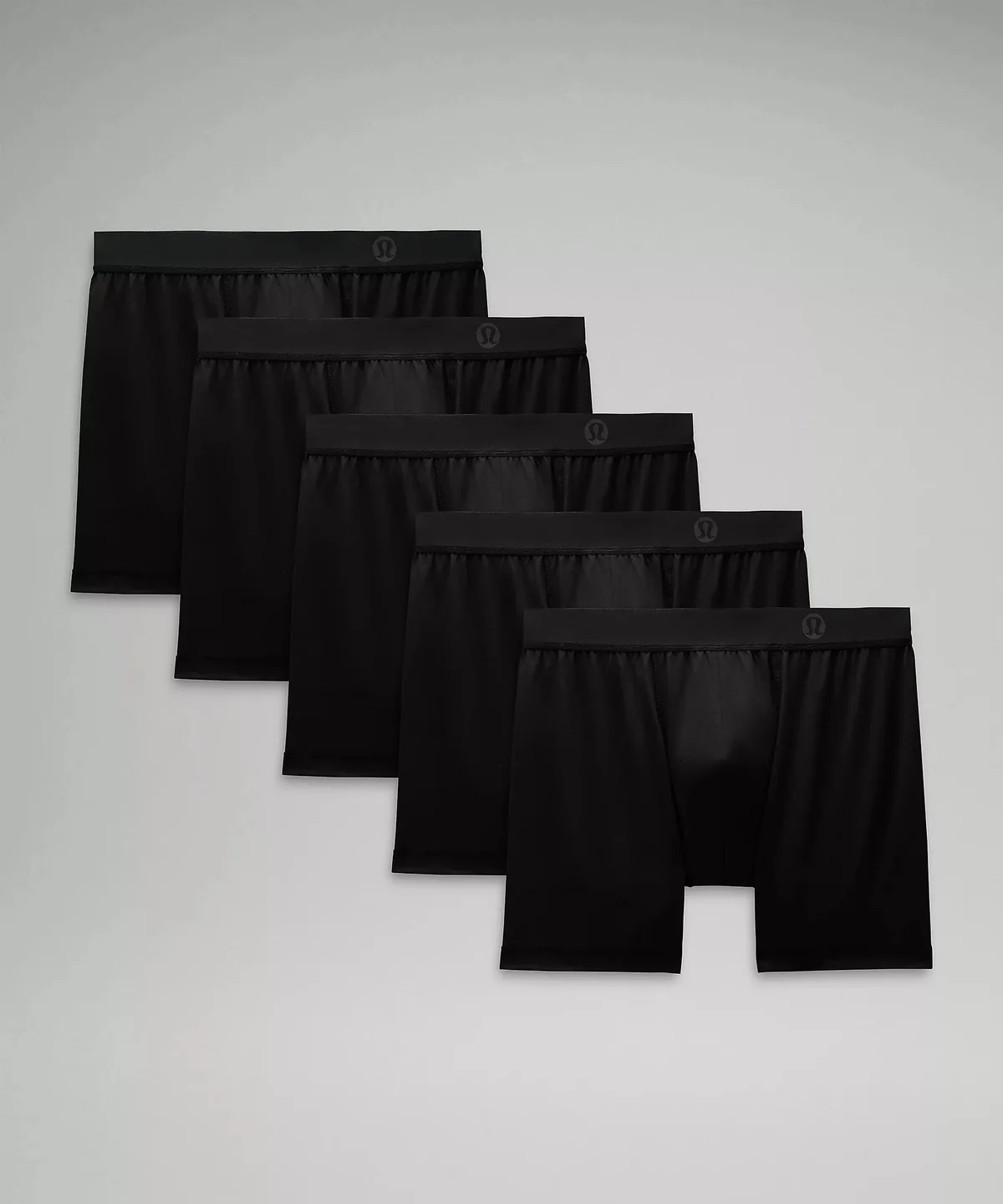 Lululemon Always In Motion Boxer 5 Pack Black