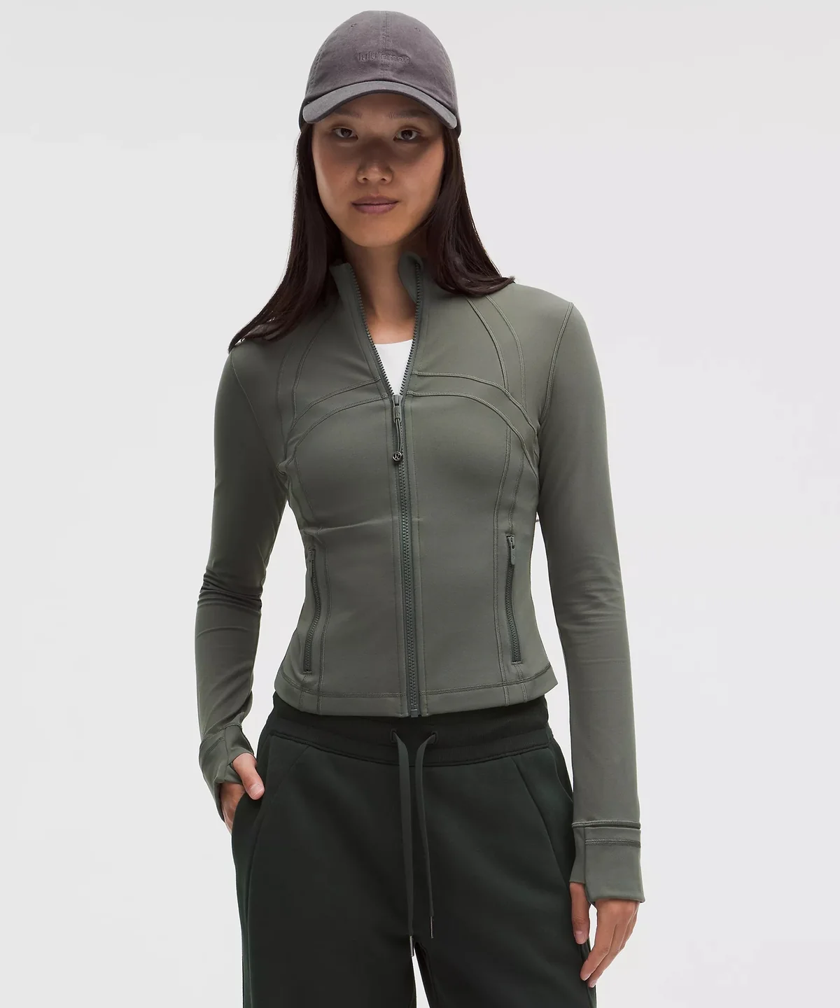 Lululemon Define Cropped Jacket Nulu Palm Deco