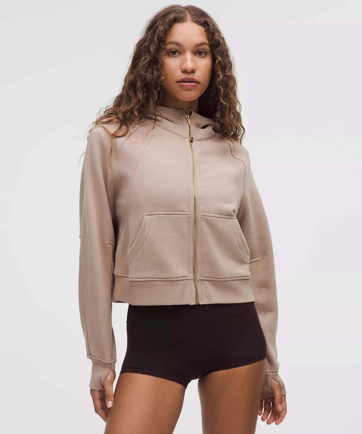 Lululemon Scuba Oversized Full-Zip Hoodie Nutmeg/Gold