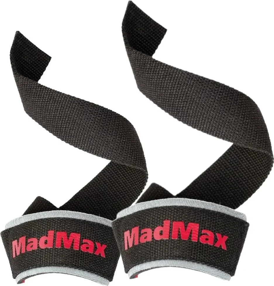 Лямки для тяги MadMax MFA-267 PWR Straps Black/Grey/Red