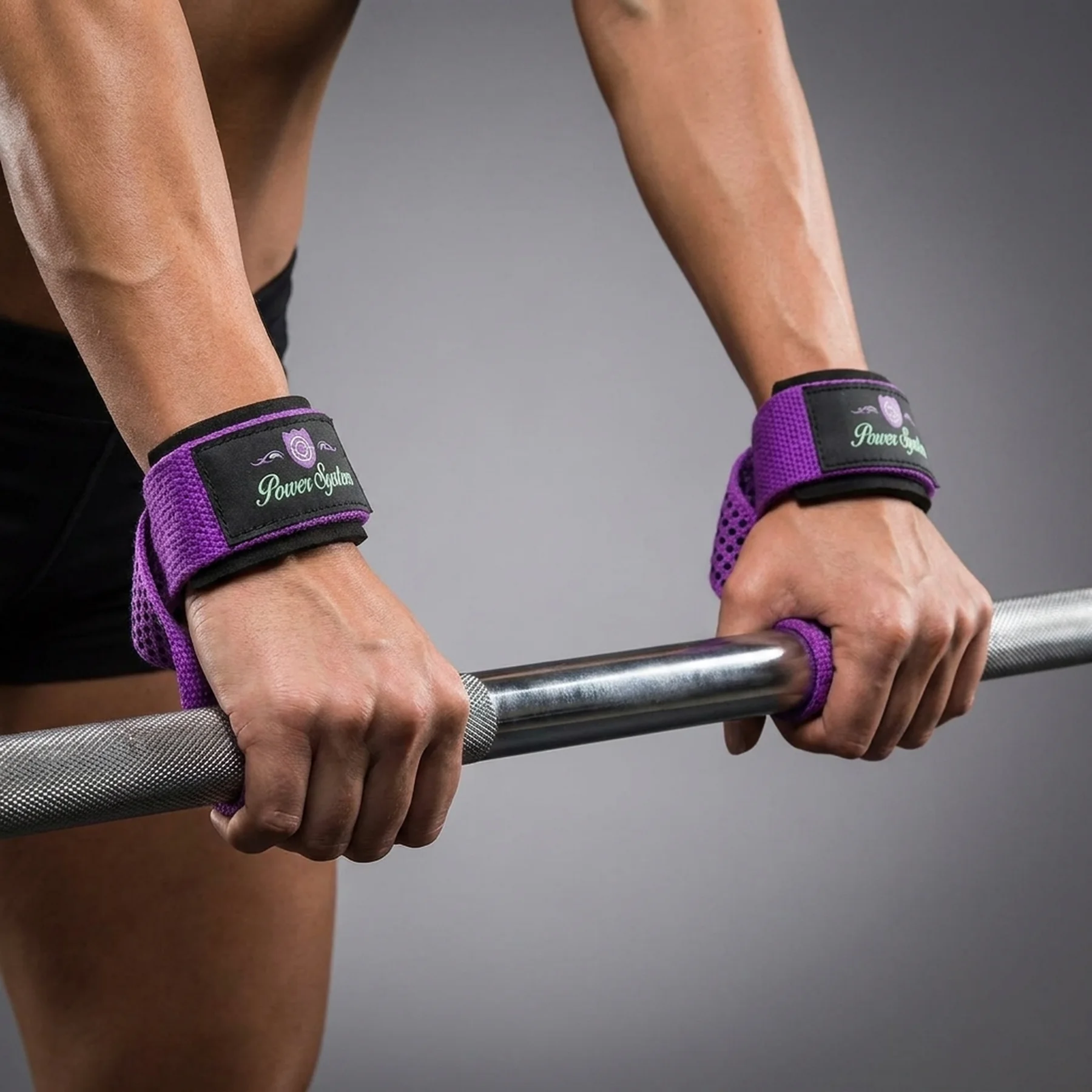 Лямки для тяги Power System PS-3420 G-Power Straps Purple