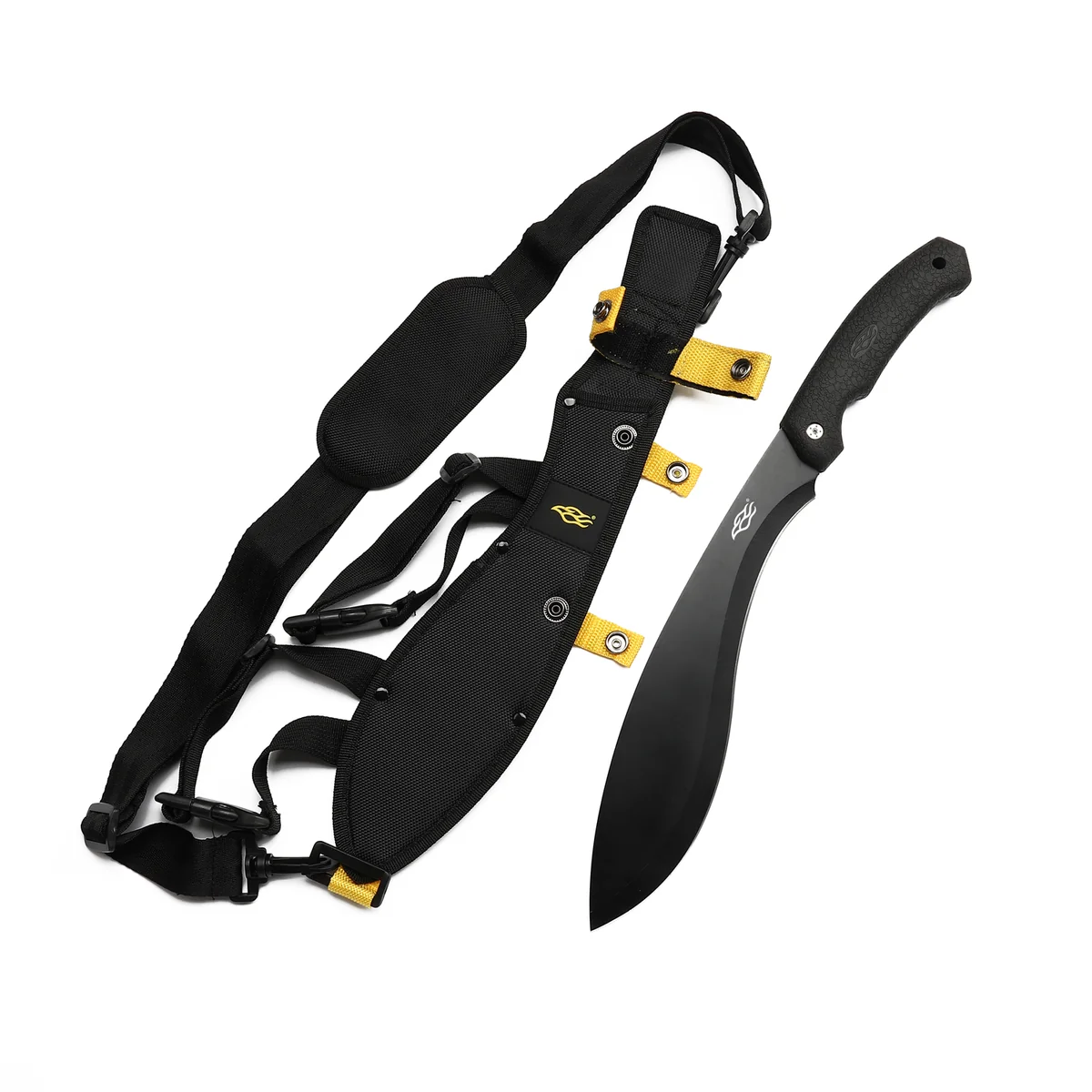 Мачете Firebird F804 (28.6 см) 5CR15 / Rubber Plastic чорний
