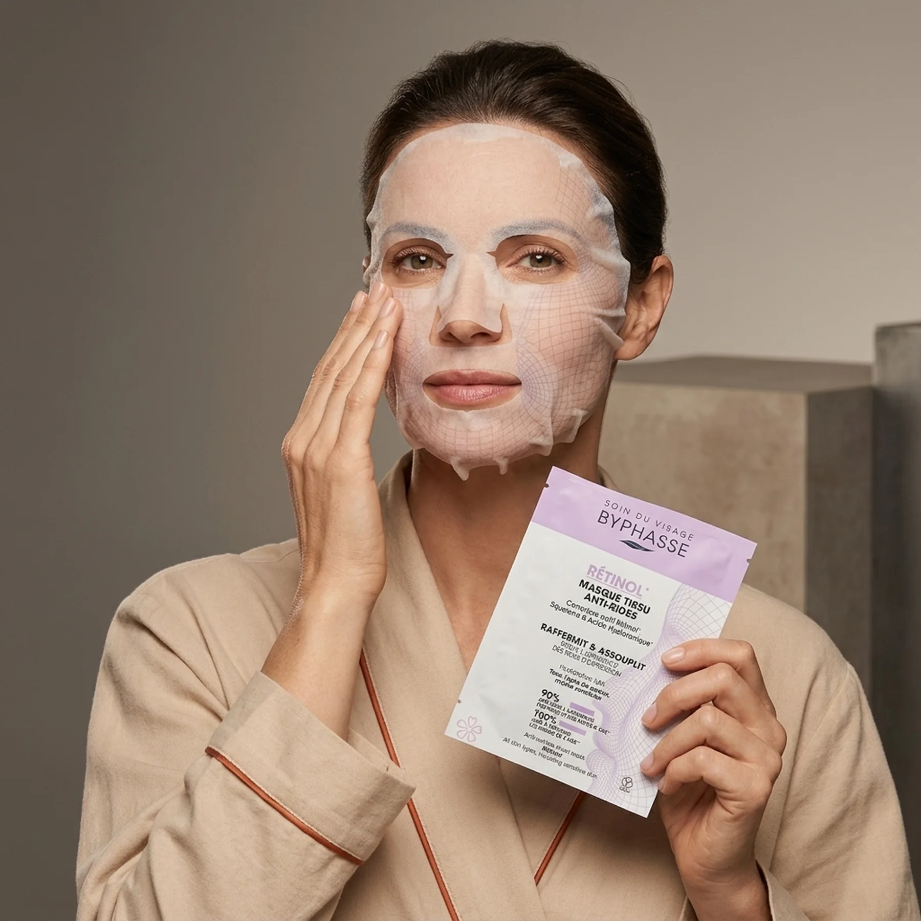 Маска Byphasse Masque Tissu Anti-Ride Retinol