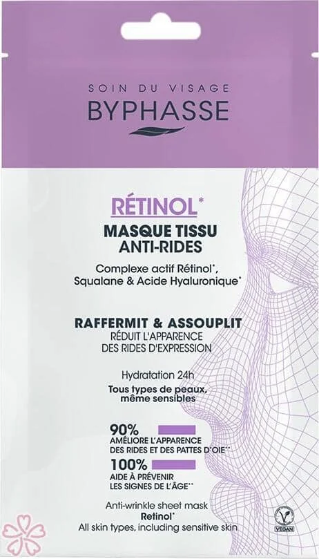Маска Byphasse Masque Tissu Anti-Ride Retinol