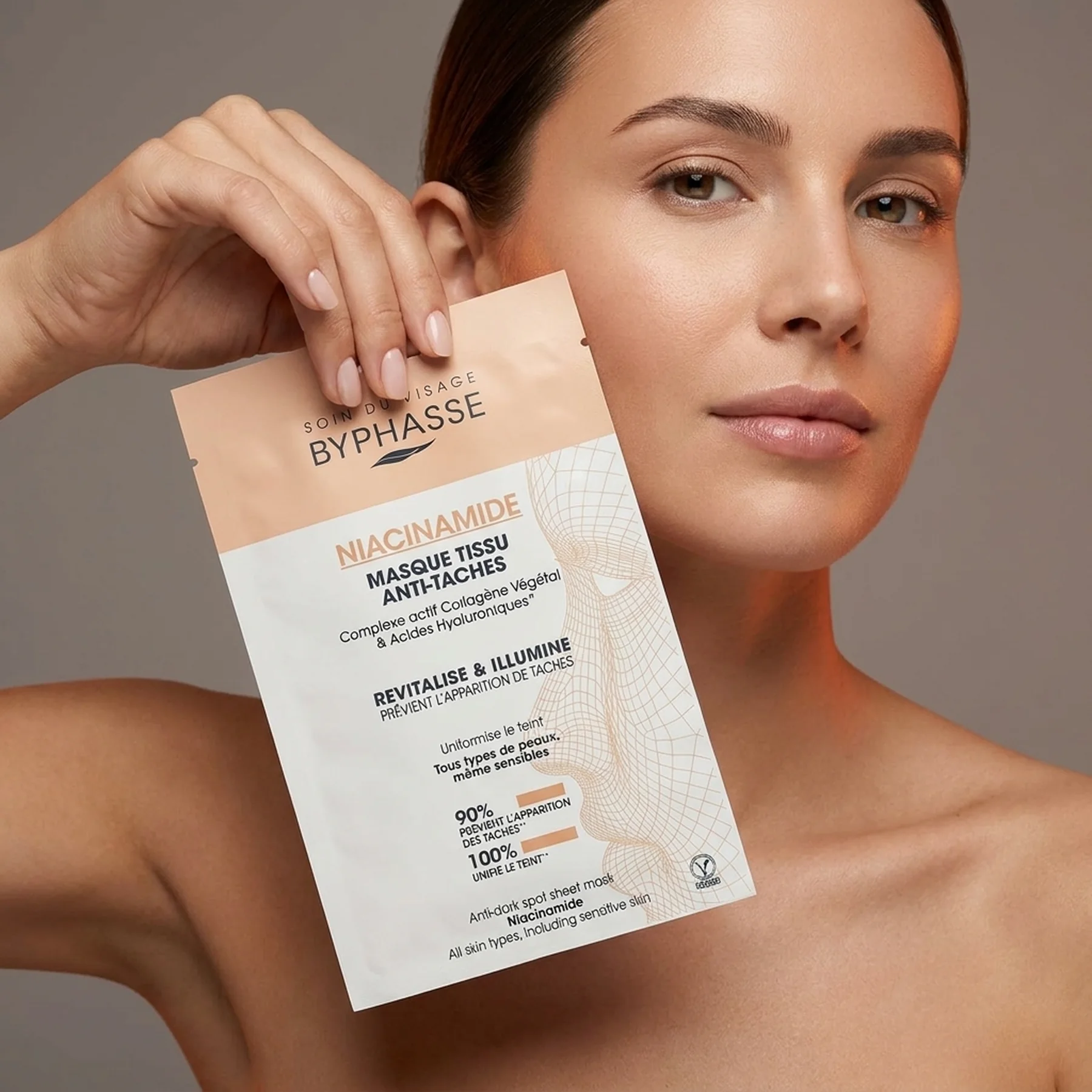 Маска Byphasse Masque Tissu Anti-taches Niacinamide
