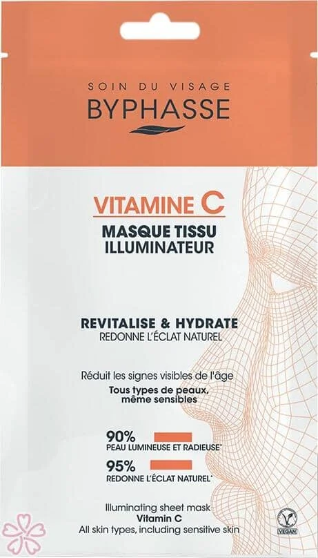 Маска Byphasse Masque Tissu Illuminateur Vitamine C