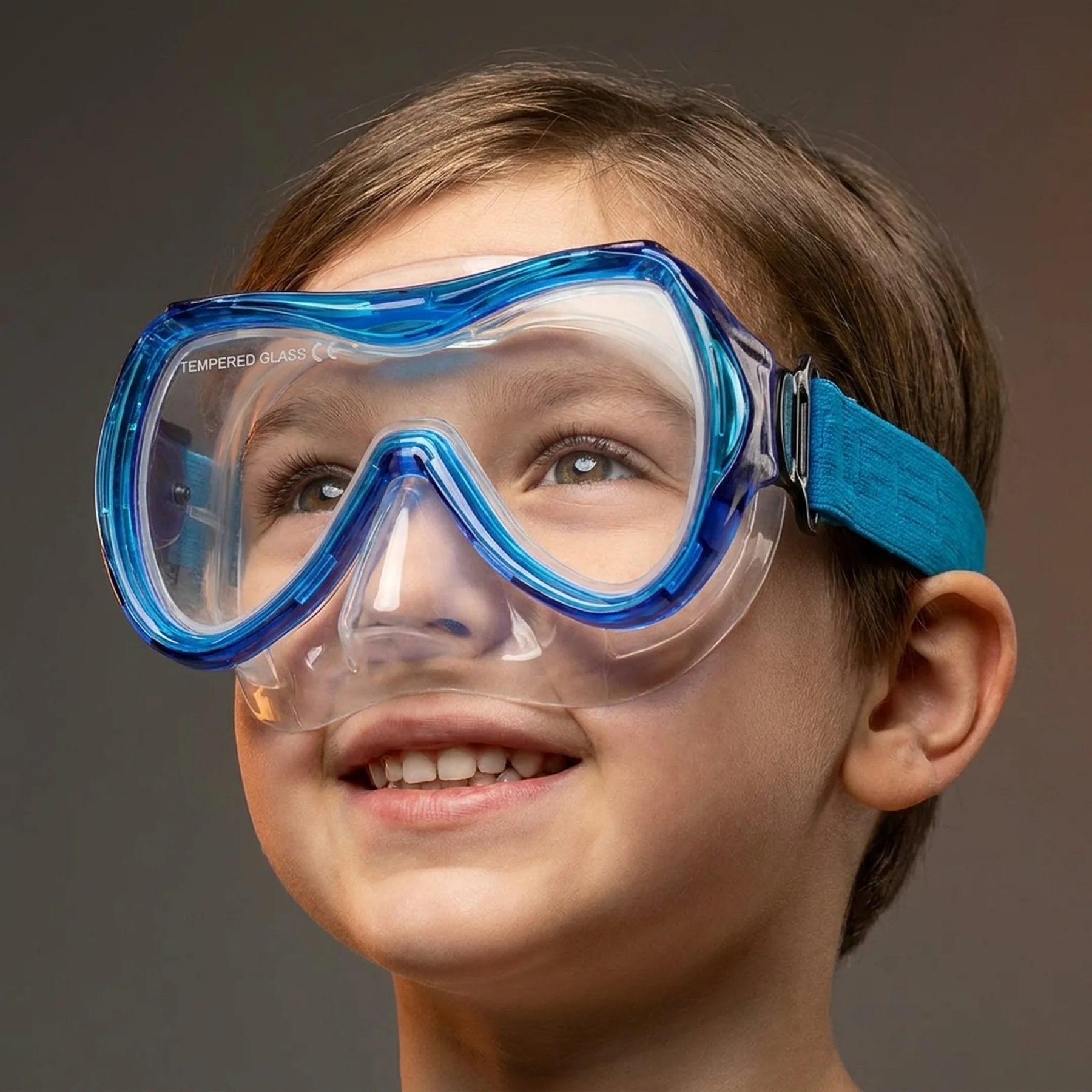 Маска для дайвінгу Aqua Speed ALIZE FS 61096 синій дитячий One Size (622-22)