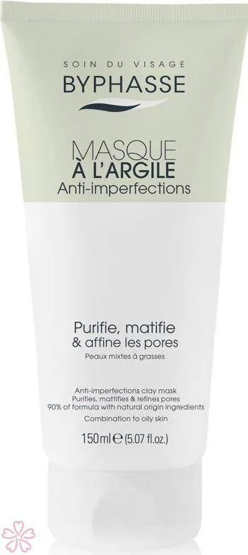 Маска для лица Byphasse Masque A L'Argile Anti-imperfections Clay Mask 150 мл