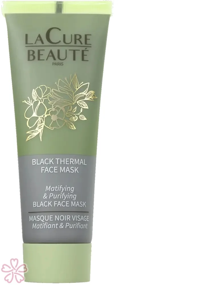 Маска для лица La Cure Beaute Detox Black Thermal Face Mask + Aloe + Kaolin 50 мл