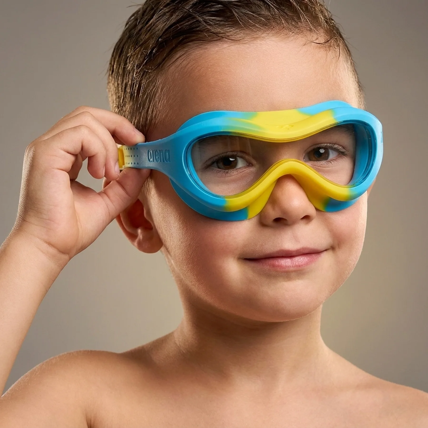Дитячі окуляри для плавання SPIDER KIDS MASK 004287-102 Arena UNI Блакитний