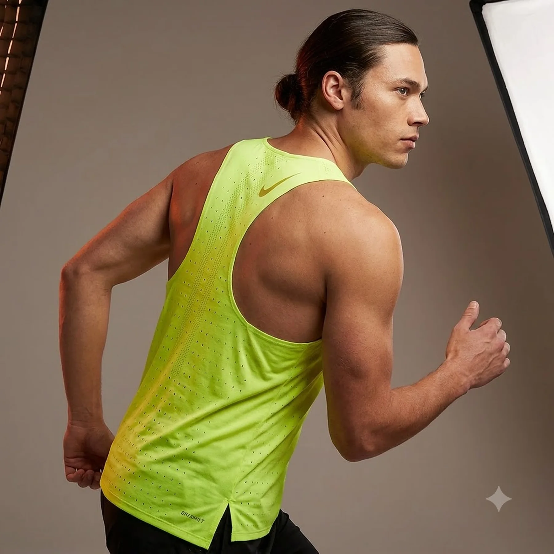 Майка чоловіча Nike Aeroswift Singlet Yellow (CJ7835-702)
