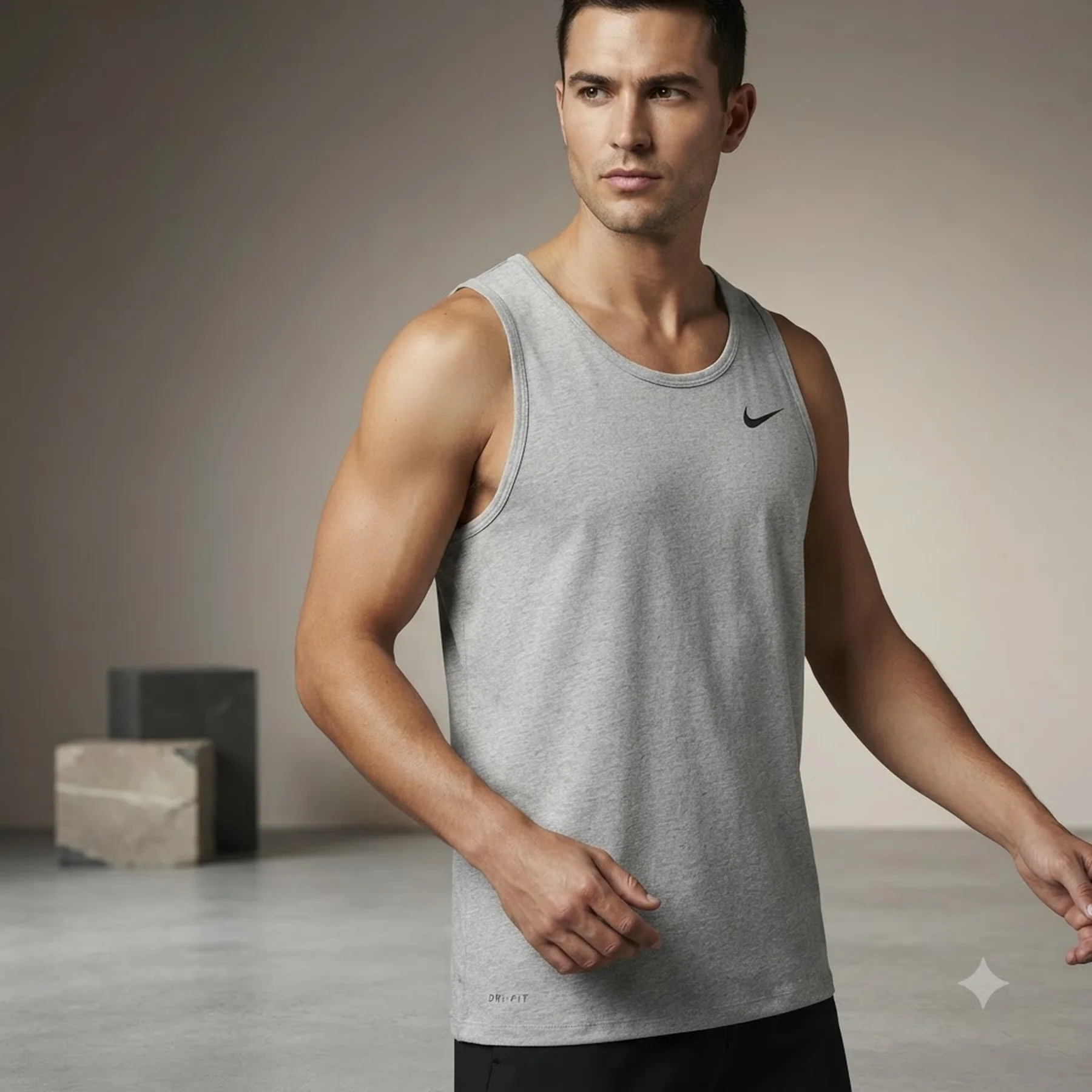 Майка чоловіча Nike Dri-Fit Men's Training Tan (AR6069-063)