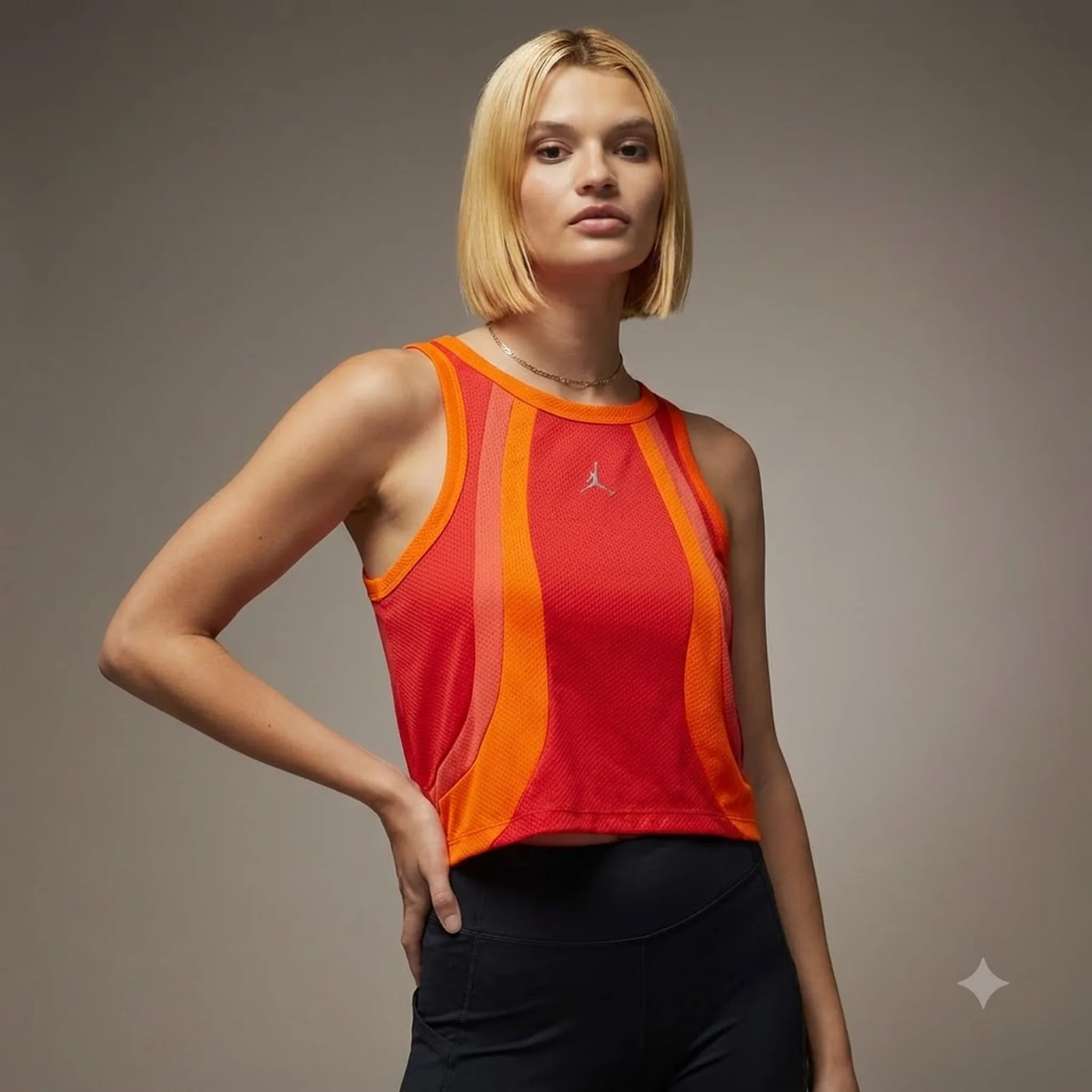 Майка жіноча Jordan Sport Womens Mesh Tank Orange (DQ4433-612)
