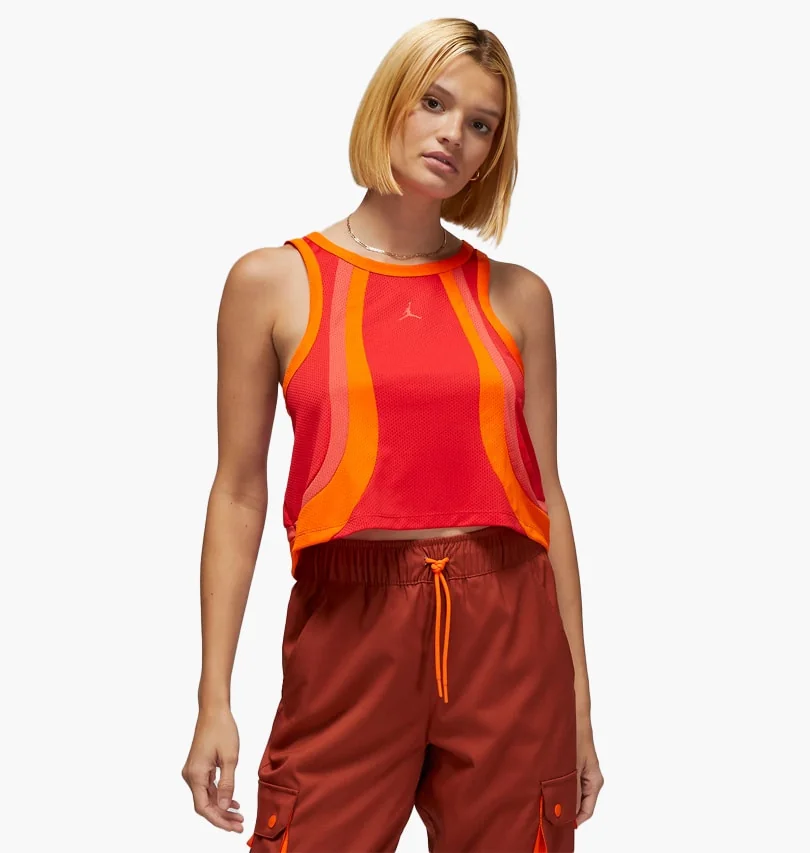 Майка жіноча Jordan Sport Womens Mesh Tank Orange (DQ4433-612)