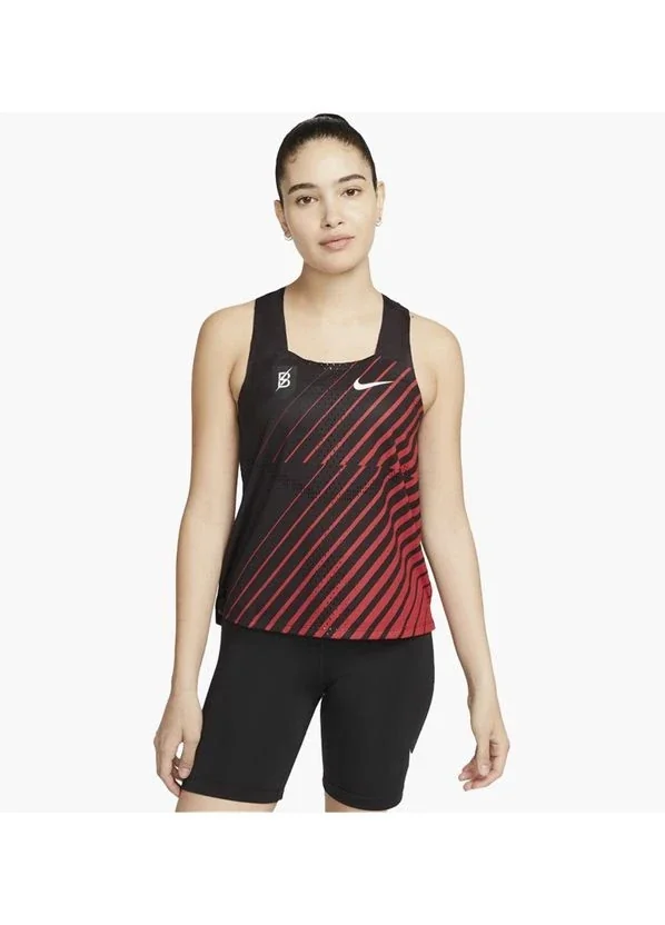 Майка жіноча Nike Adv Aeroswift Singlet Black/Red (DR5849-010)