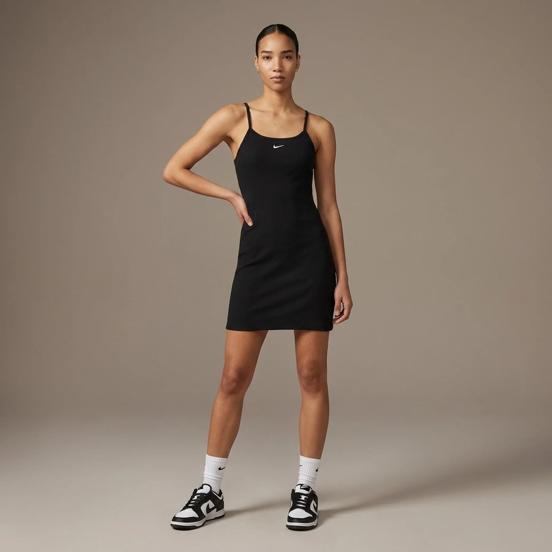Майка жіноча Nike Sportswear Essential Women's Ribbed Dress (DM6230-010)