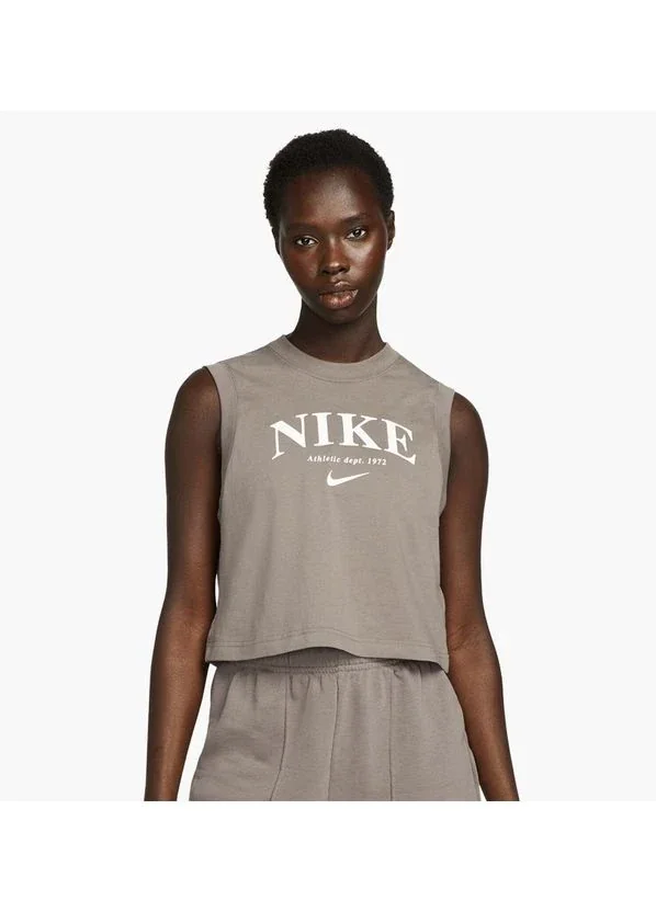 Майка жіноча Nike Sportswear Womens Tank Grey (DV0340-289)