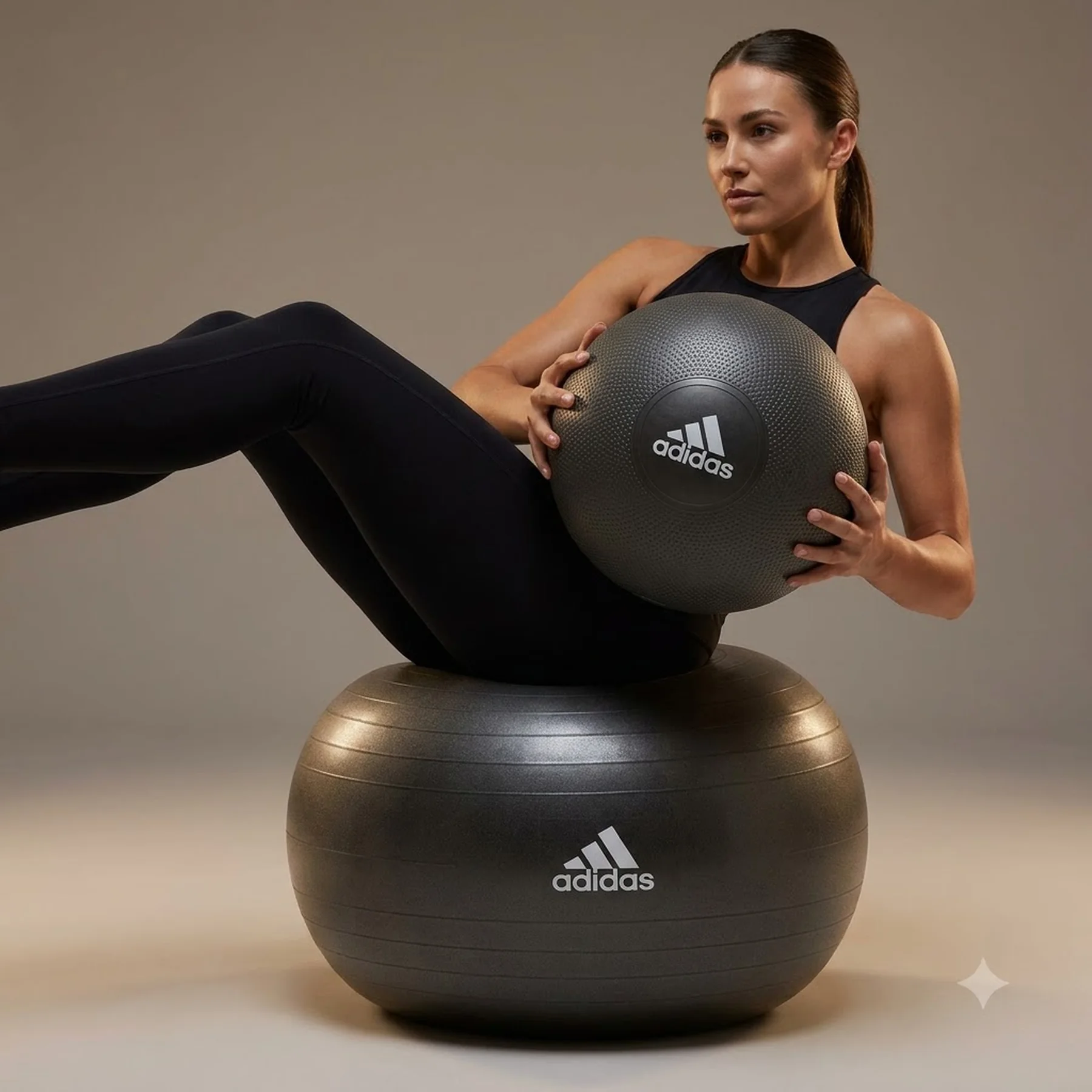 Медбол Adidas Gymball (ADBL-11247BK-NL)