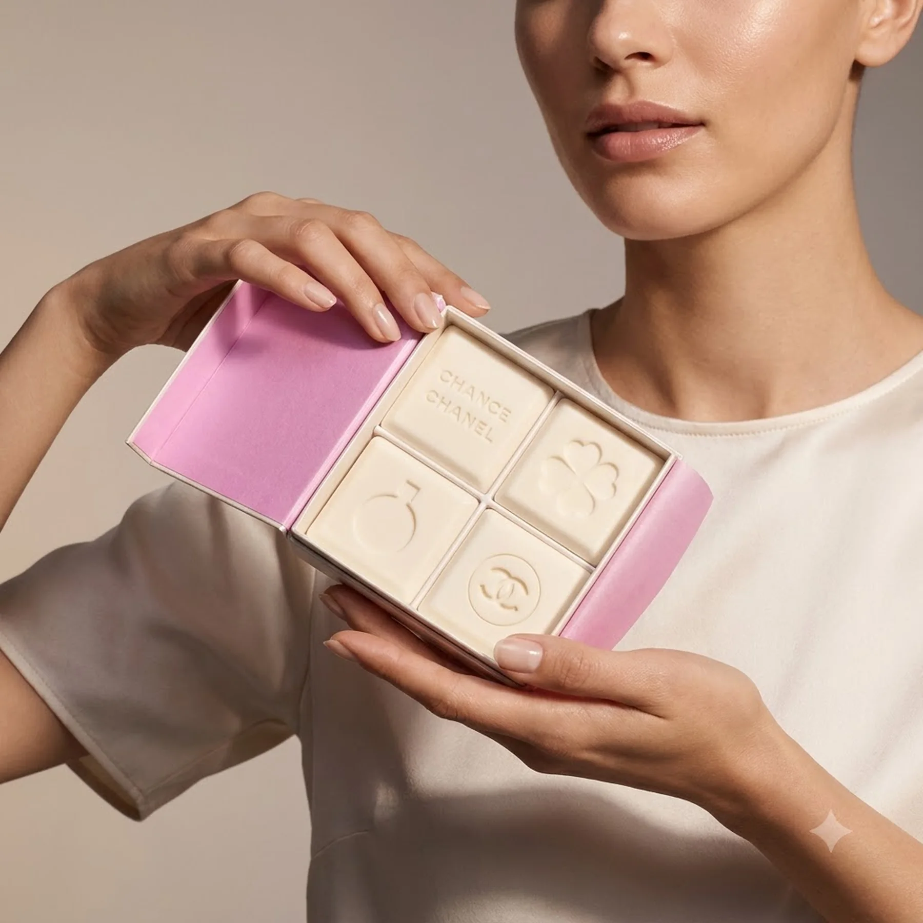 Мыло для женщин CHANEL Chance Eau Fraiche 4 шт * 40 г