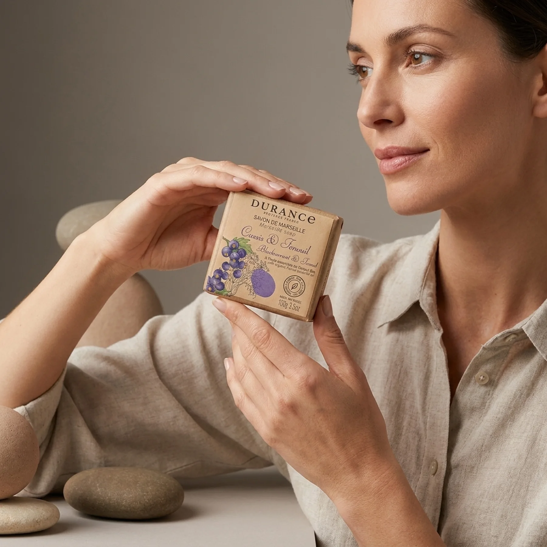 Мыло Durance Marseille Soap 100 г Чорна смородина та фенхель