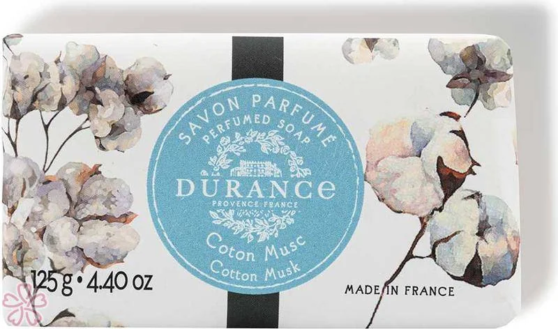 Мыло парфюмированное Durance Scented Soap 125 г Бавовна-Мускус